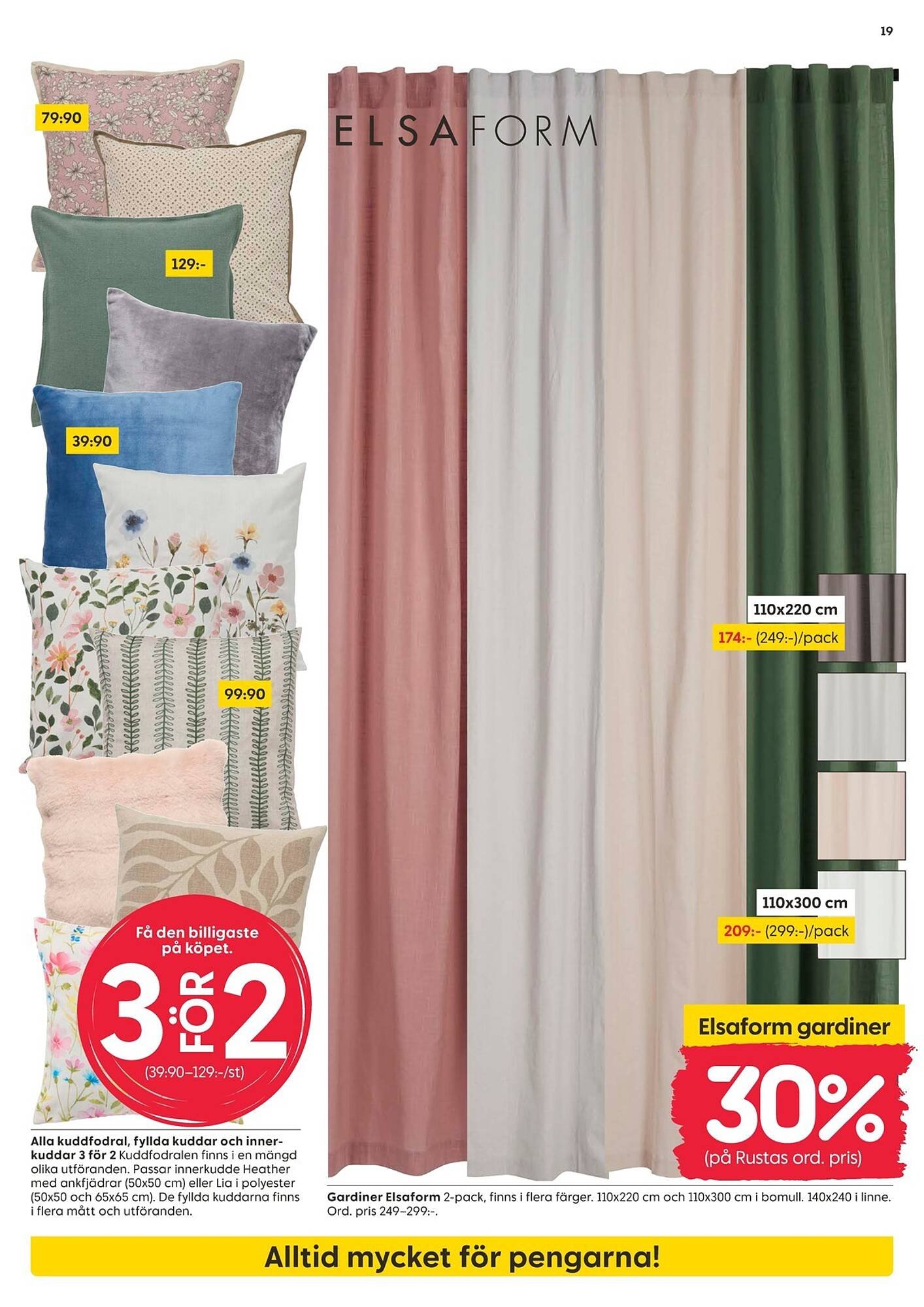 Rusta reklamblad