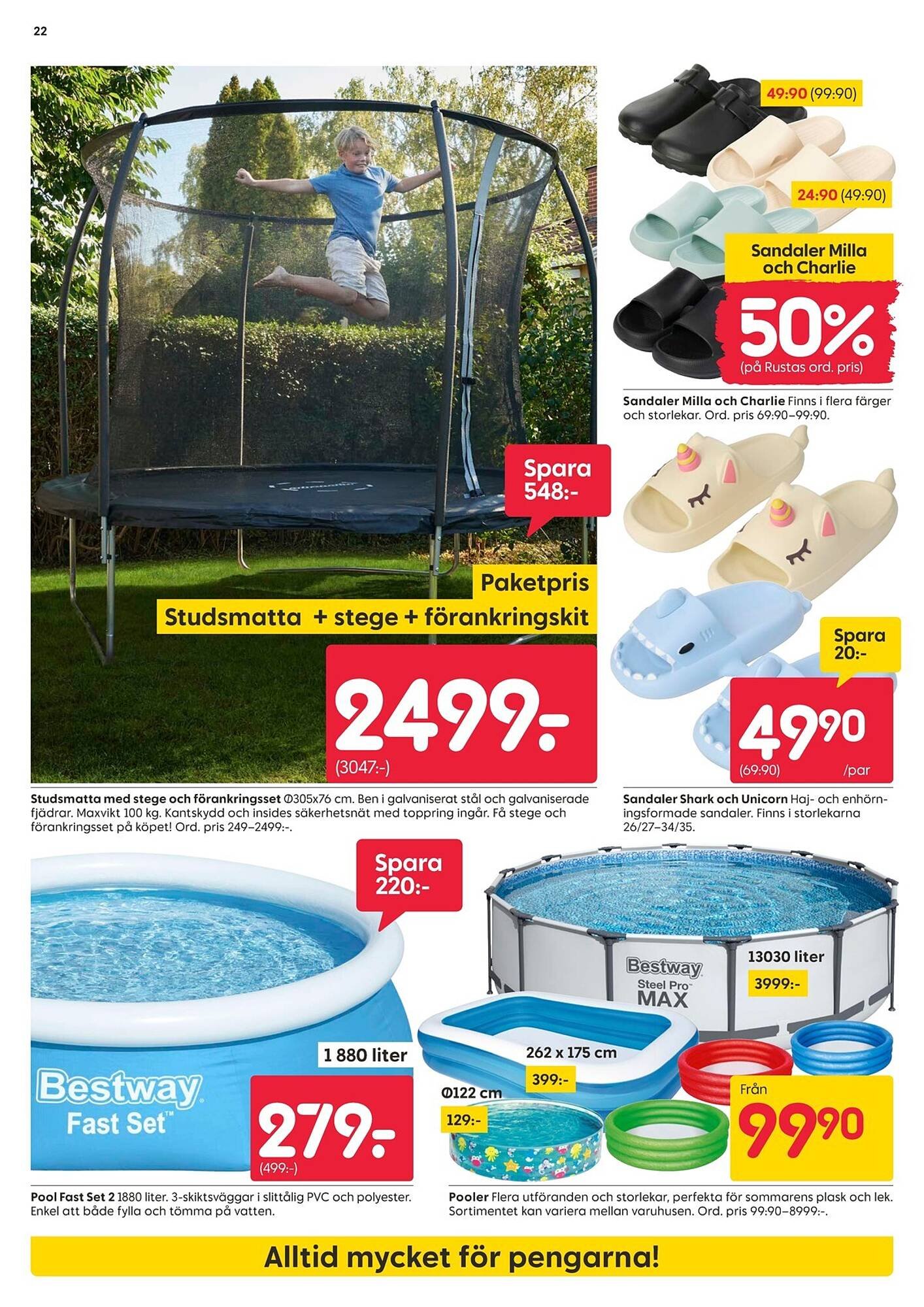 Rusta reklamblad