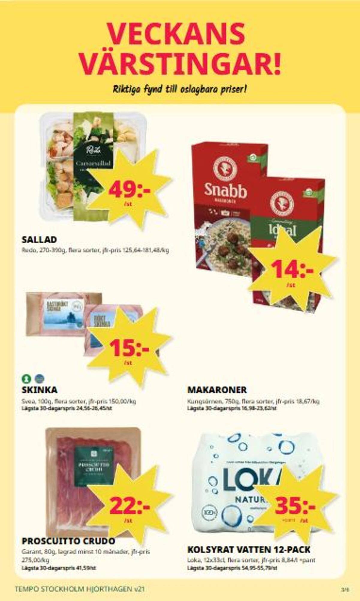 Tempo reklamblad