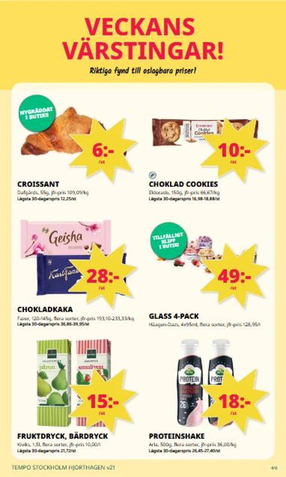 Tempo reklamblad