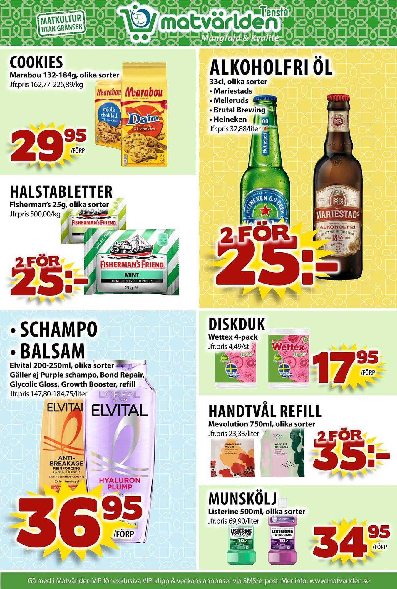 Matvärlden Tensta reklamblad