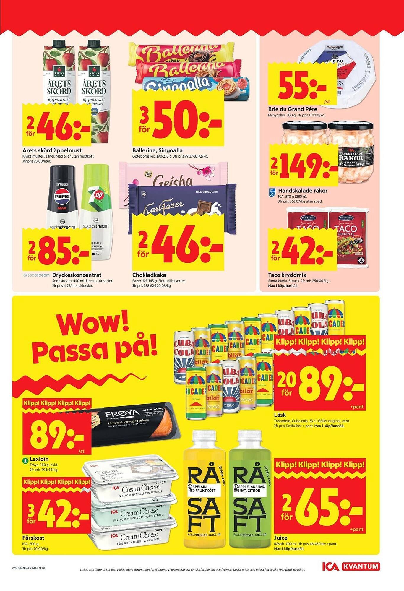 ICA Kvantum reklamblad
