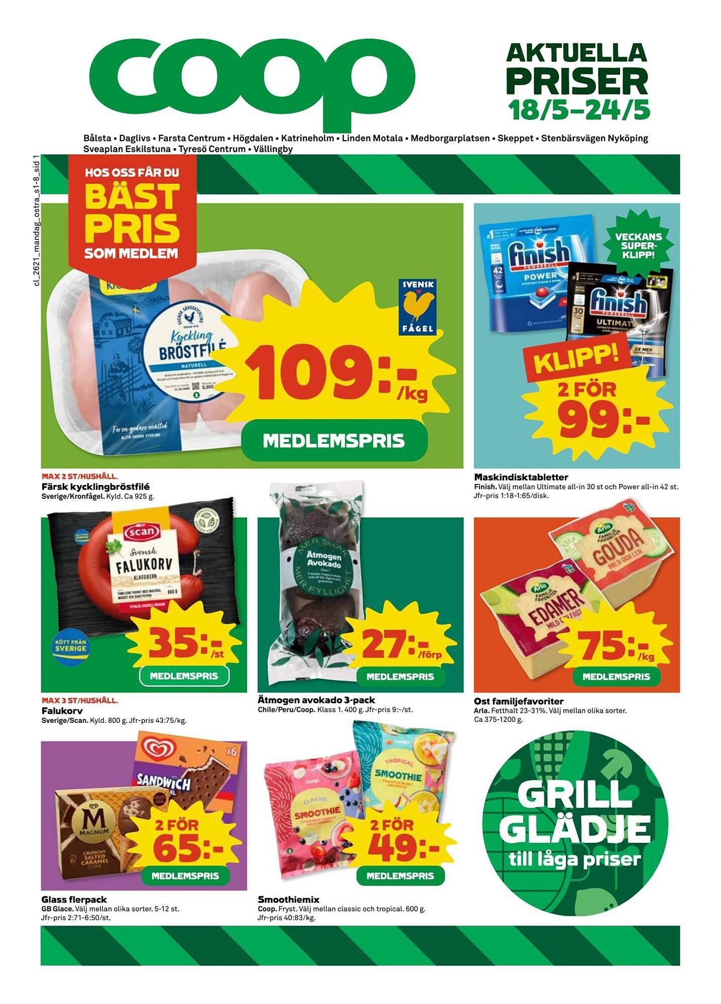 Coop Daglivs reklamblad