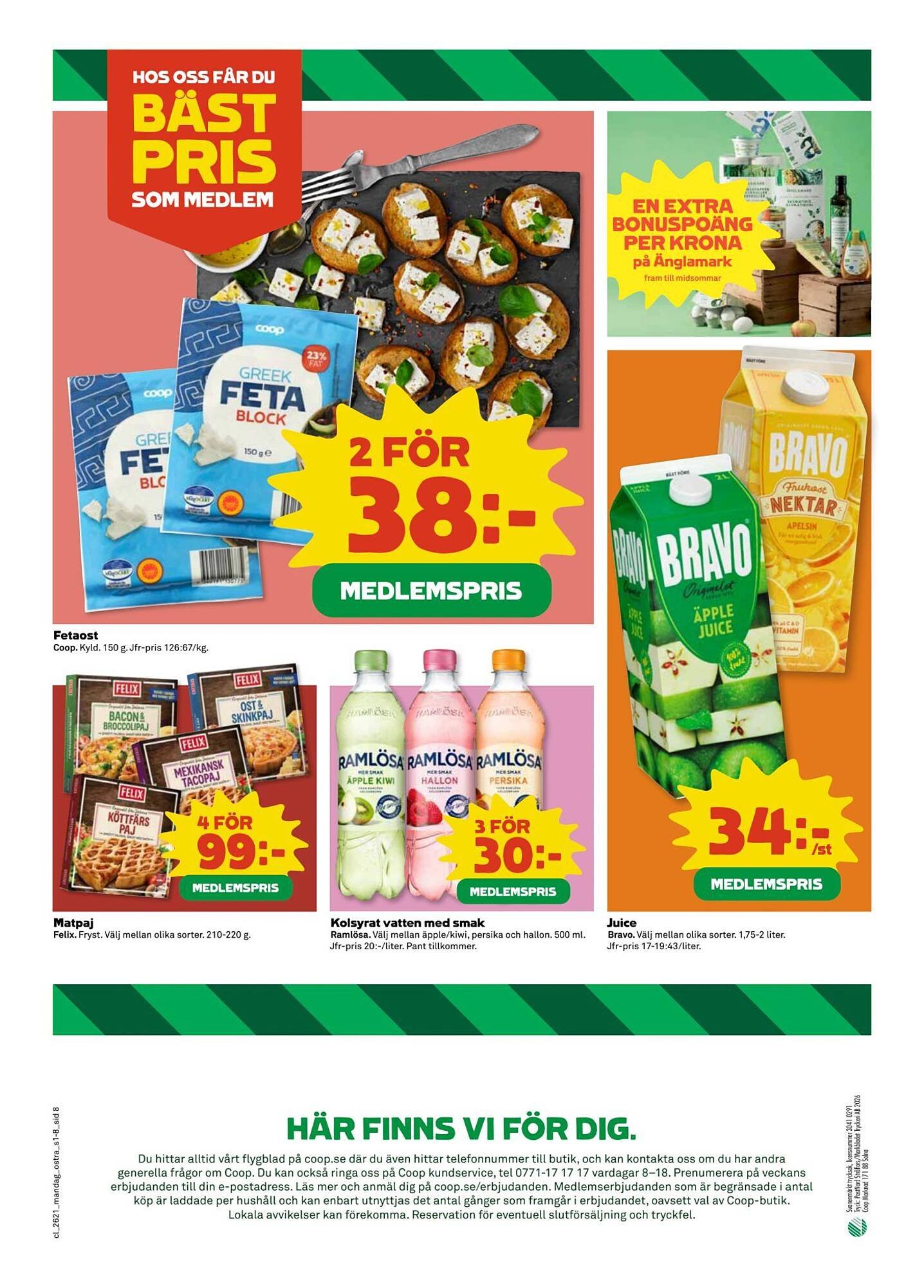 Coop Daglivs reklamblad