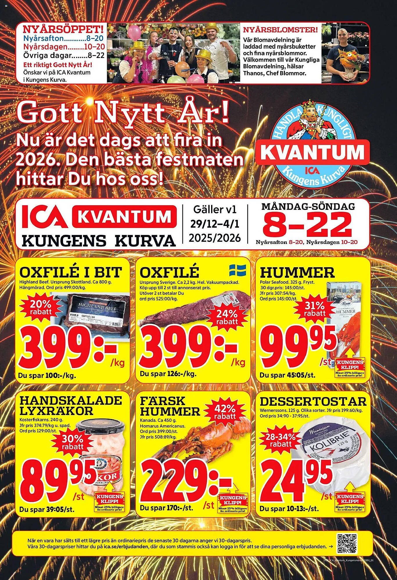 ICA Kvantum reklamblad (2025-12-30 - 2026-01-05)