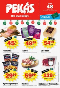 Pekås reklamblad