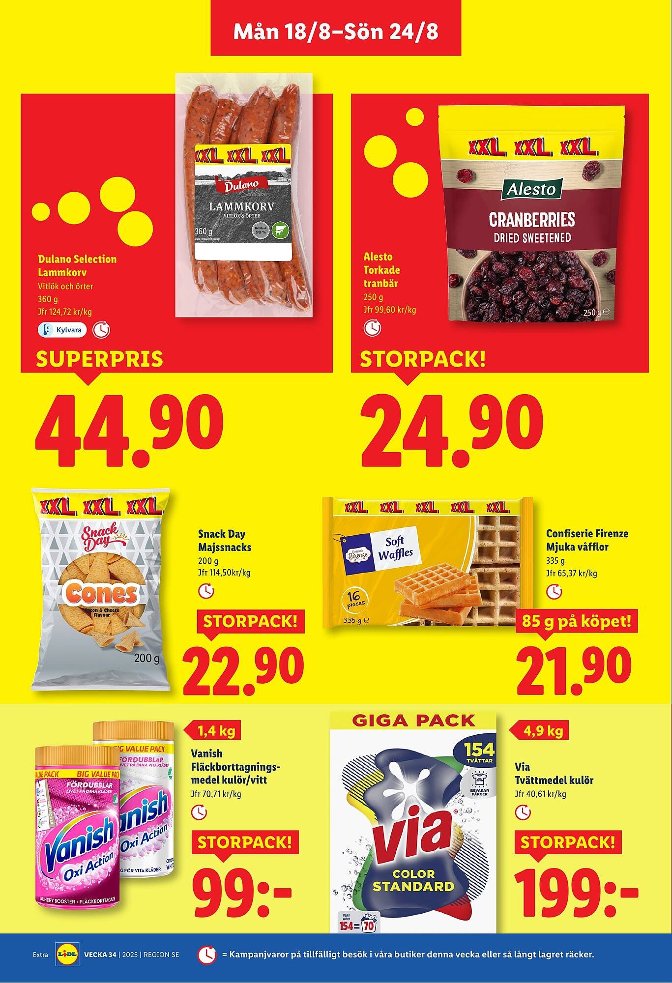 Lidl reklamblad (2025-08-18 - 2025-08-24)