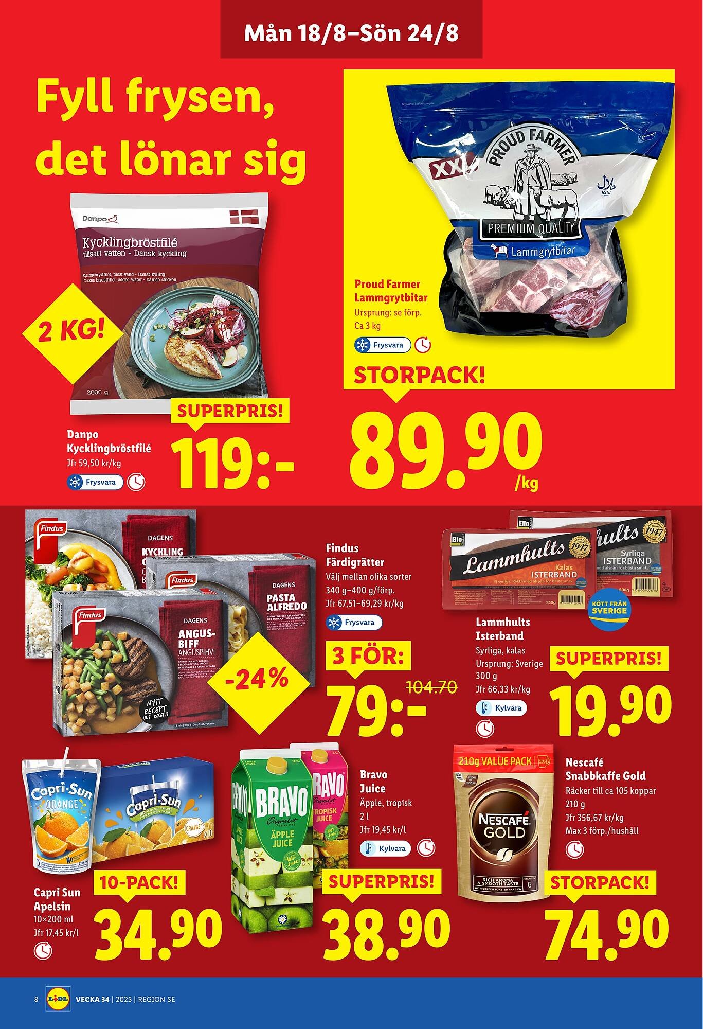 Lidl reklamblad (2025-08-18 - 2025-08-24)