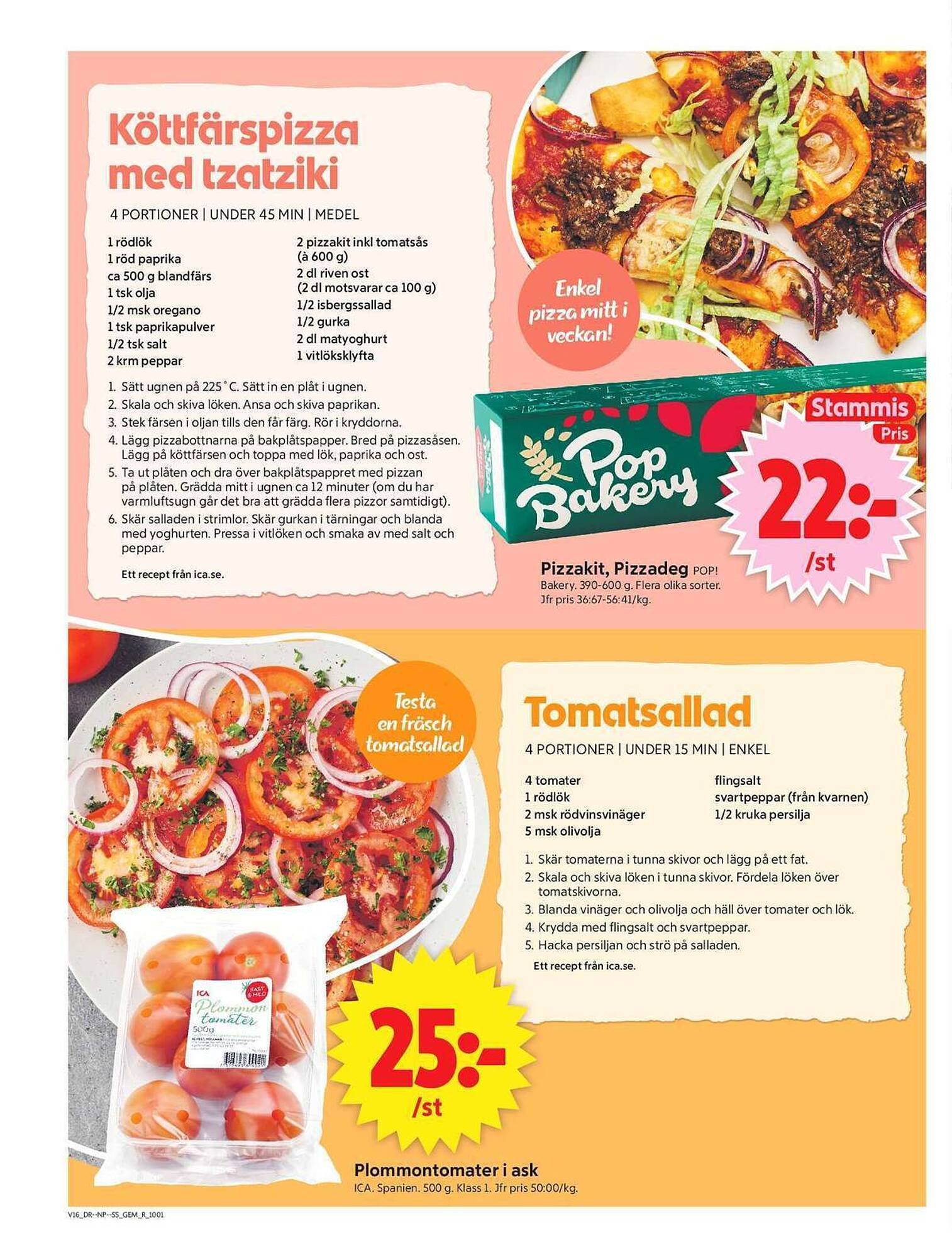 ICA Supermarket reklamblad