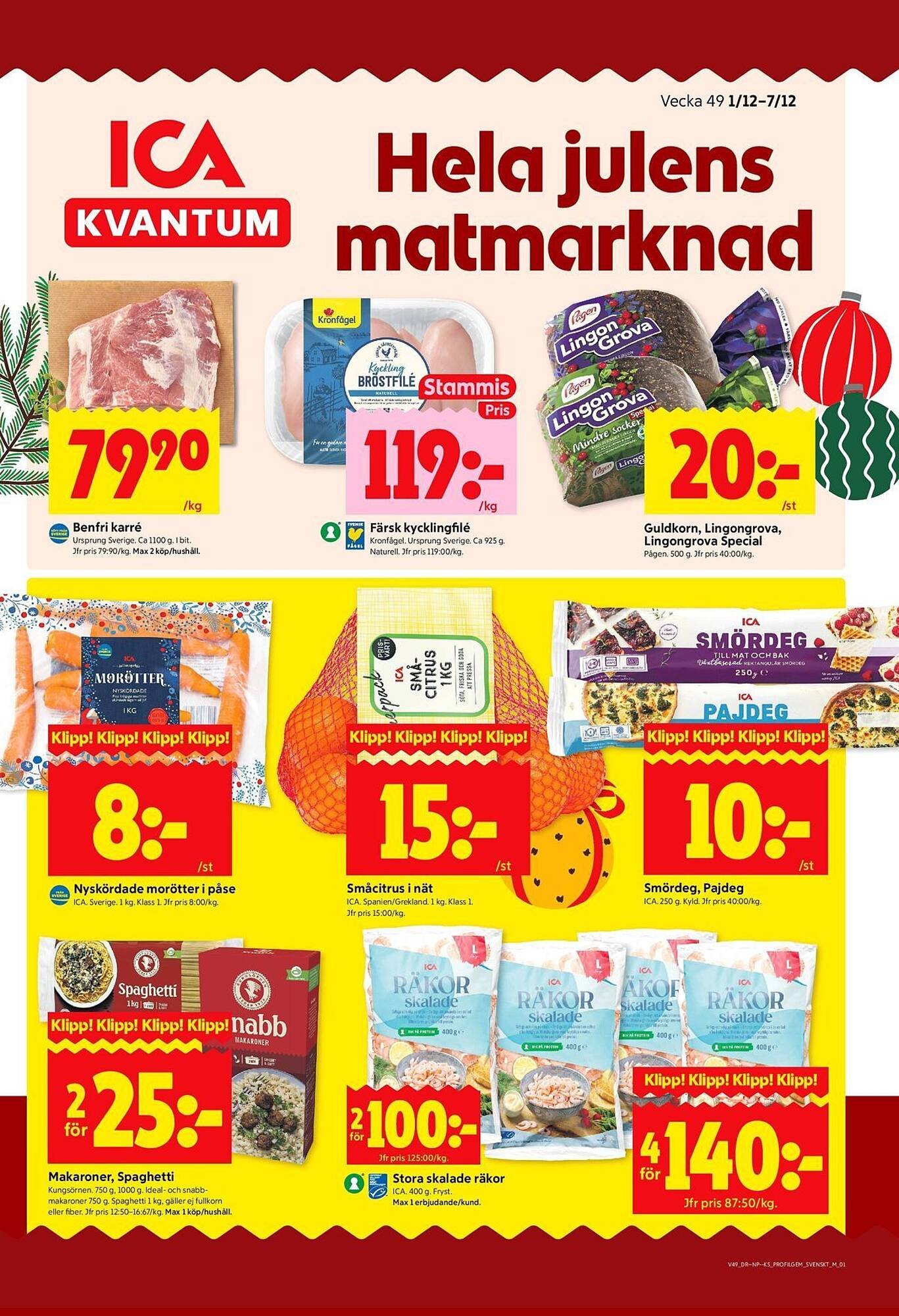 ICA Kvantum reklamblad (2025-12-01 - 2025-12-07)