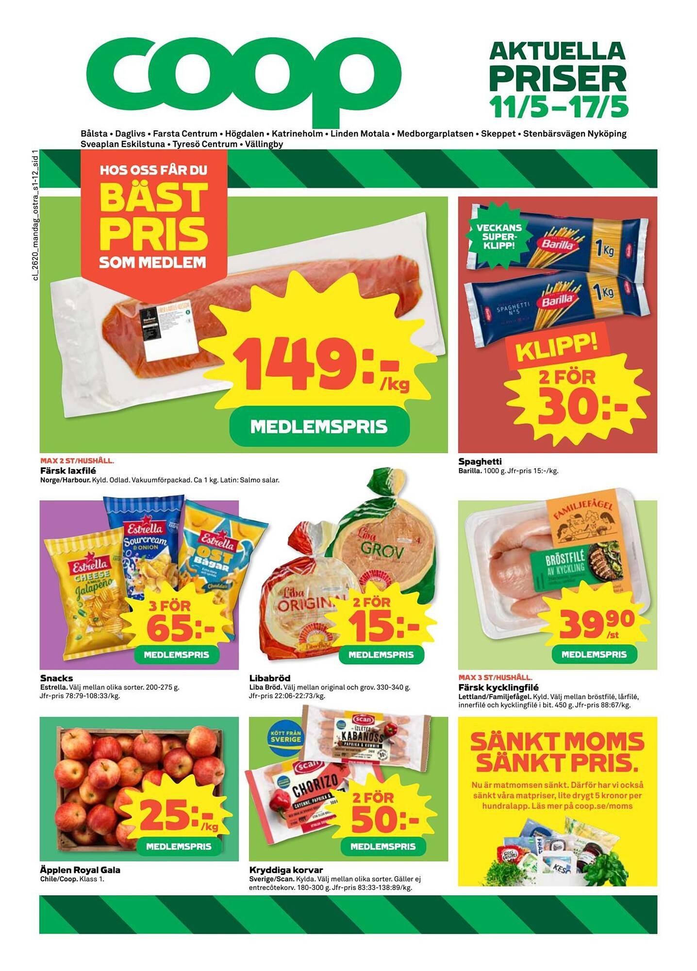 Coop Daglivs reklamblad