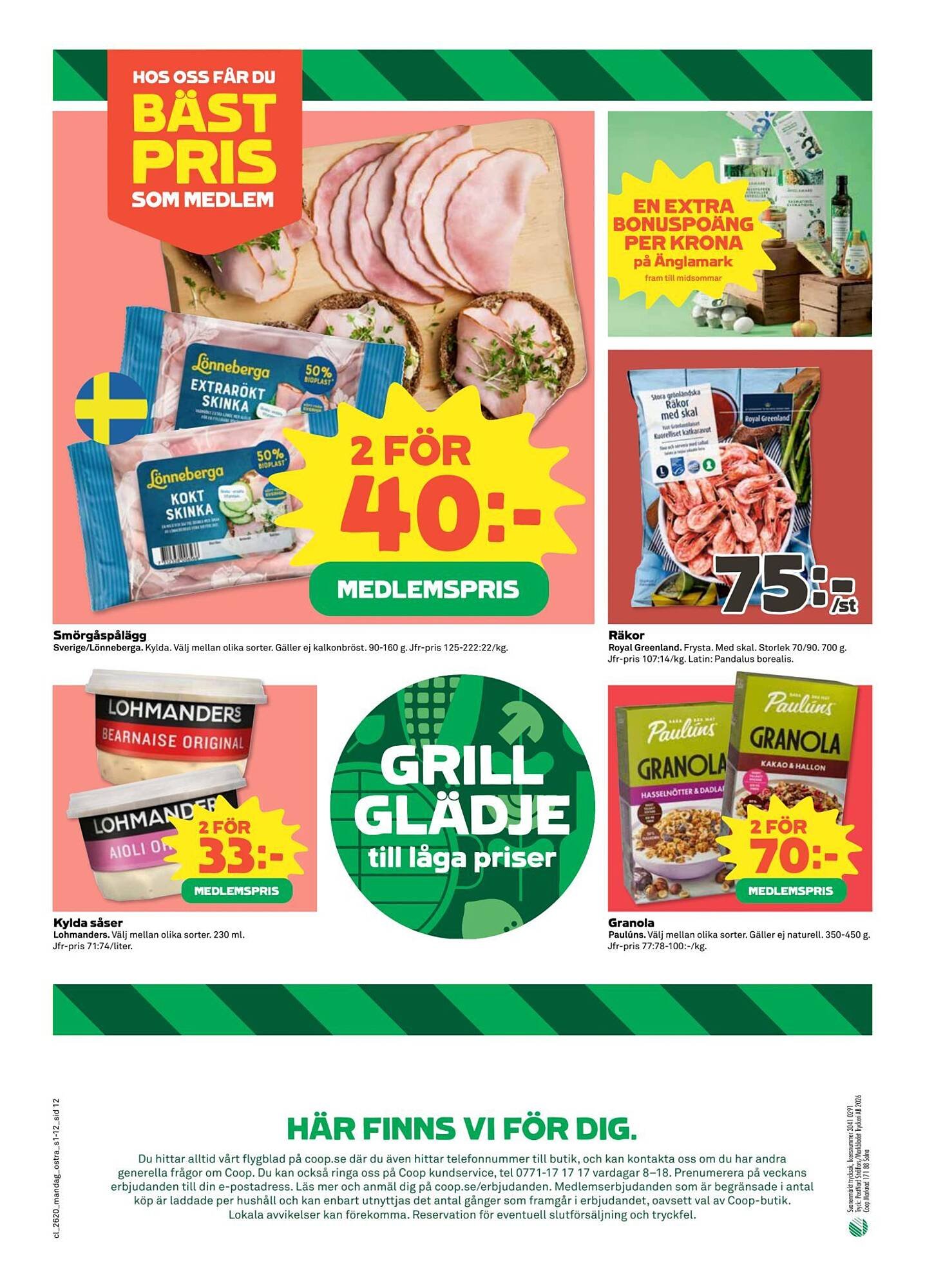 Coop Daglivs reklamblad