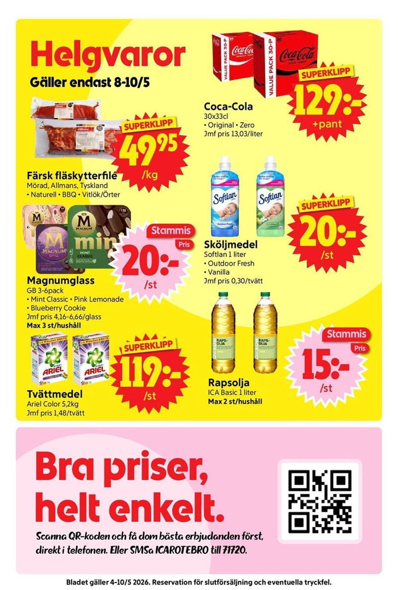 Nya Pulsen reklamblad