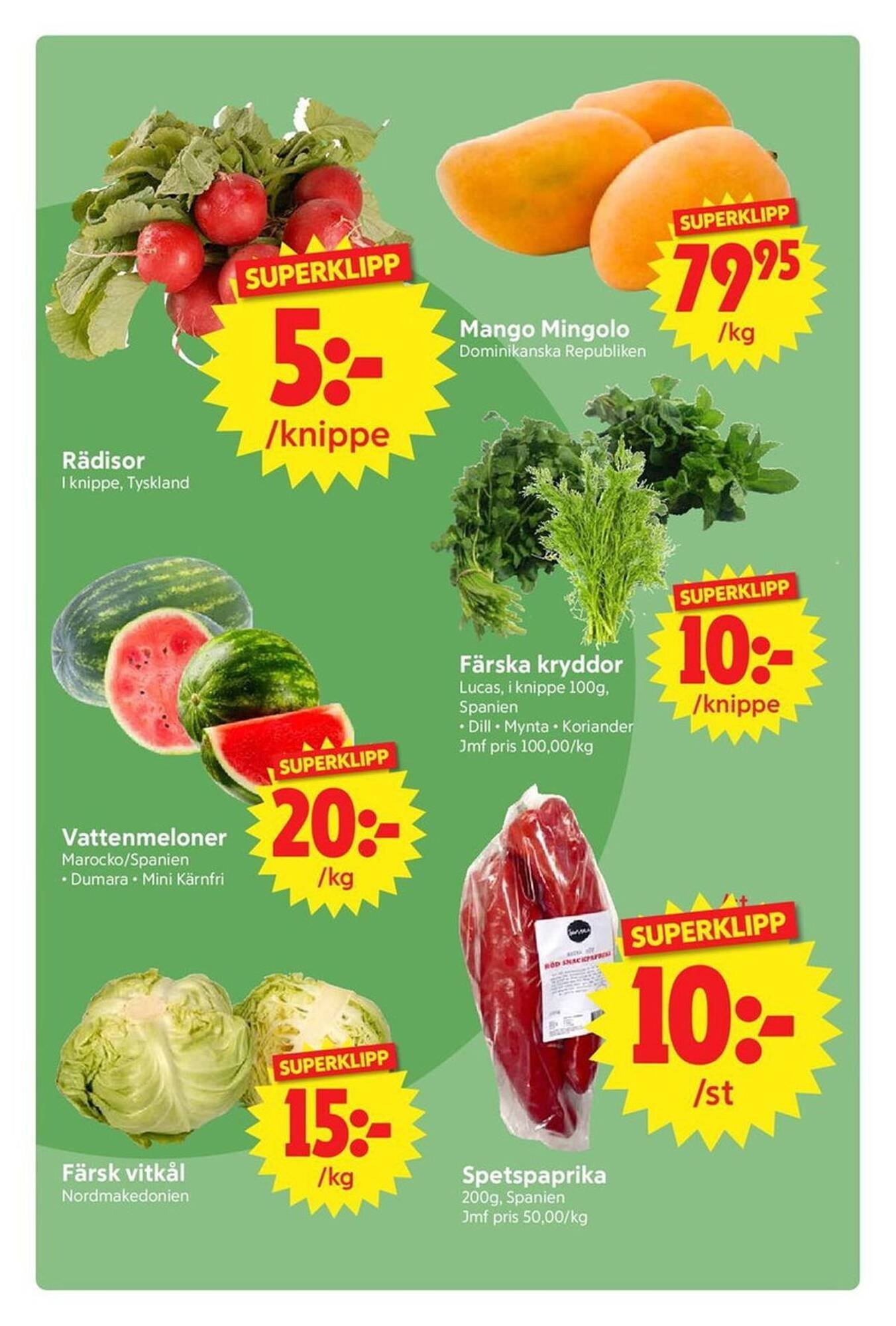 Nya Pulsen reklamblad