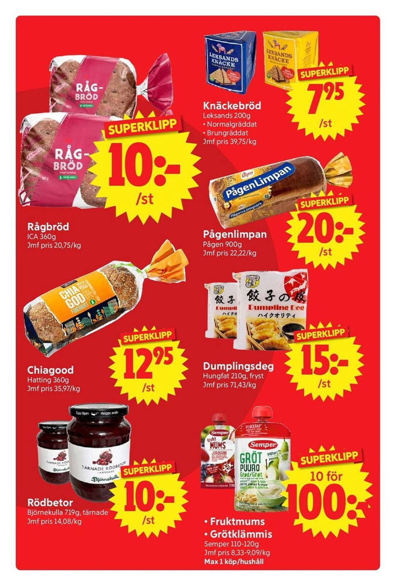 Nya Pulsen reklamblad