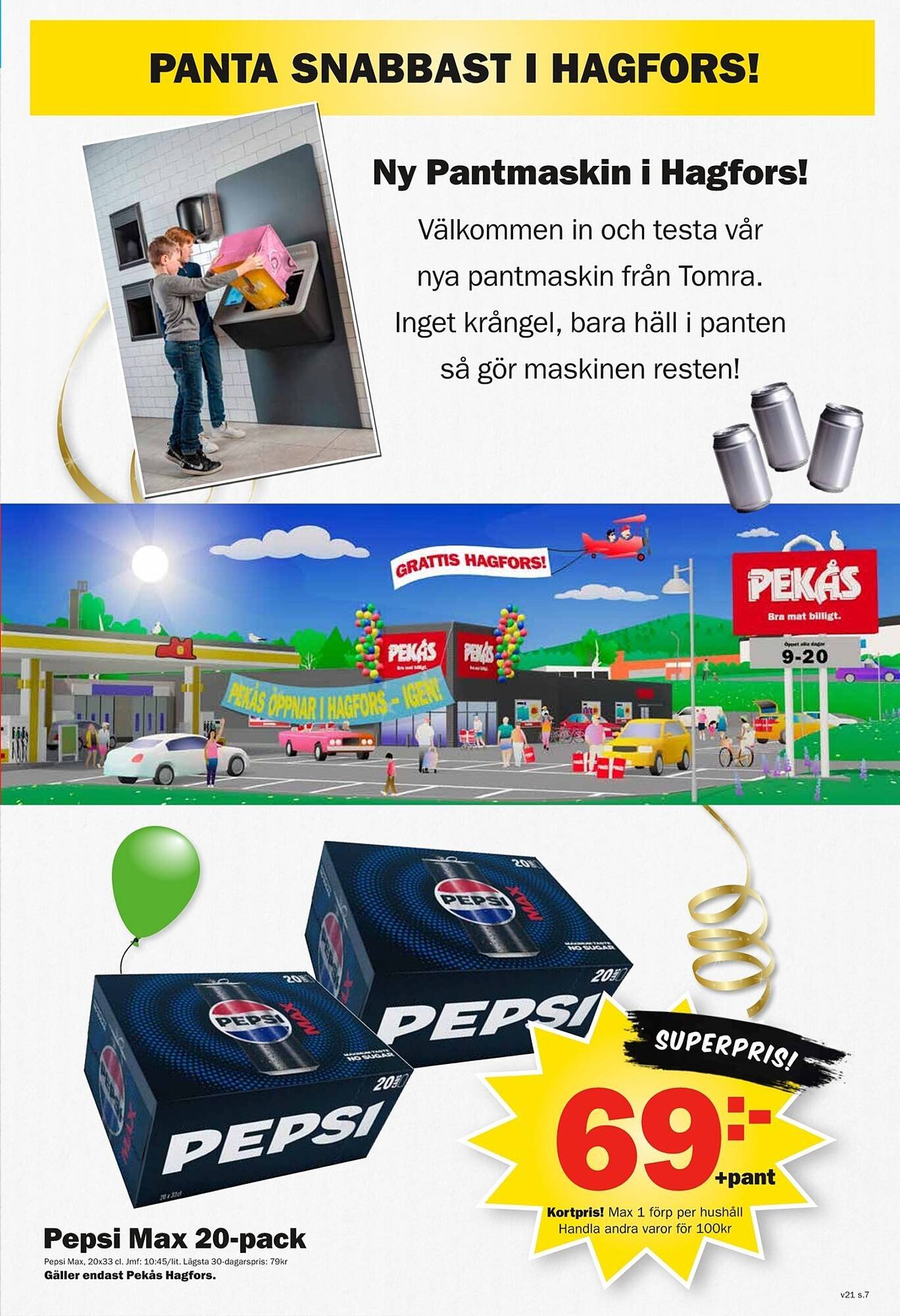 Pekås reklamblad