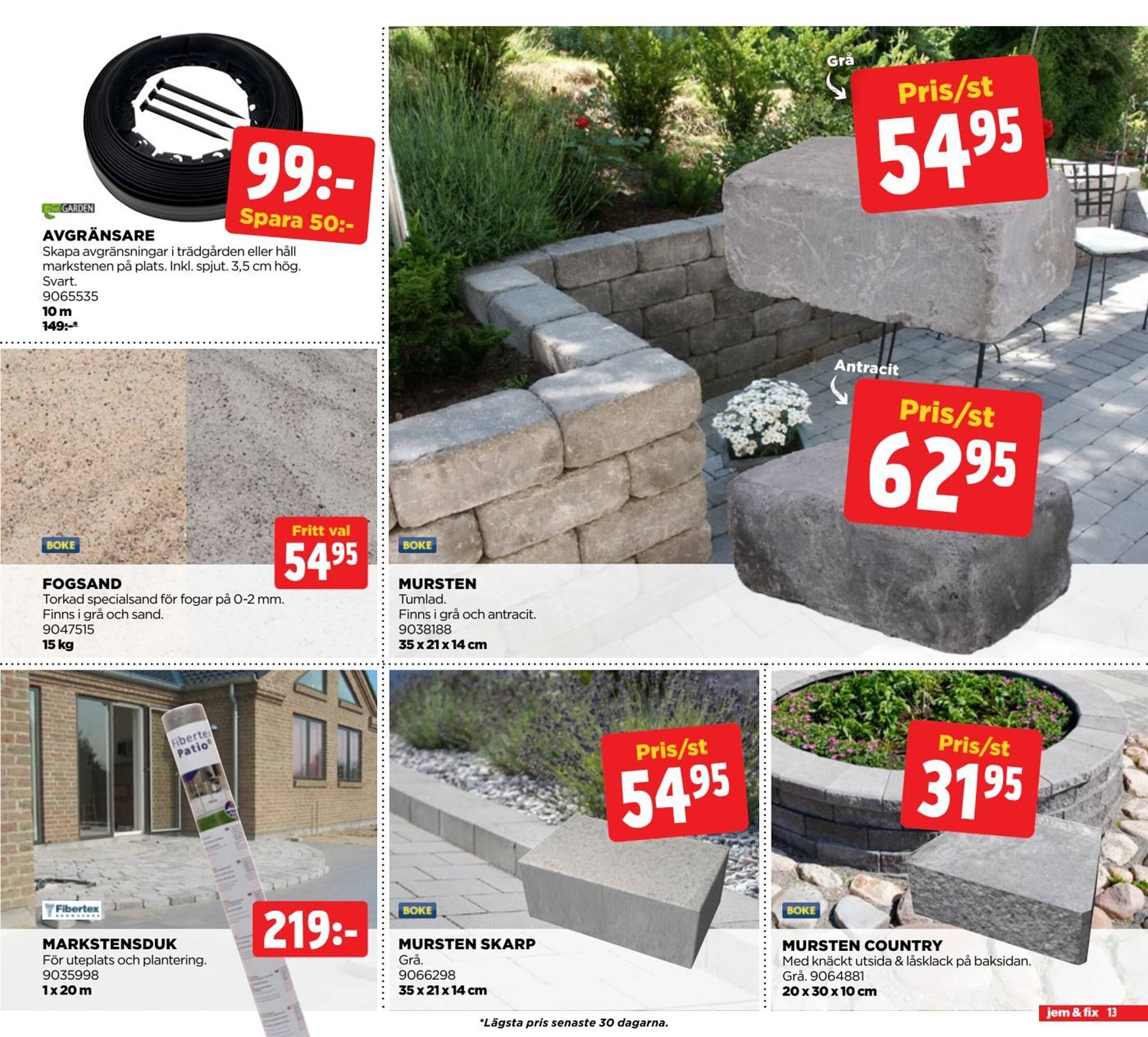 Jem&amp;Fix reklamblad