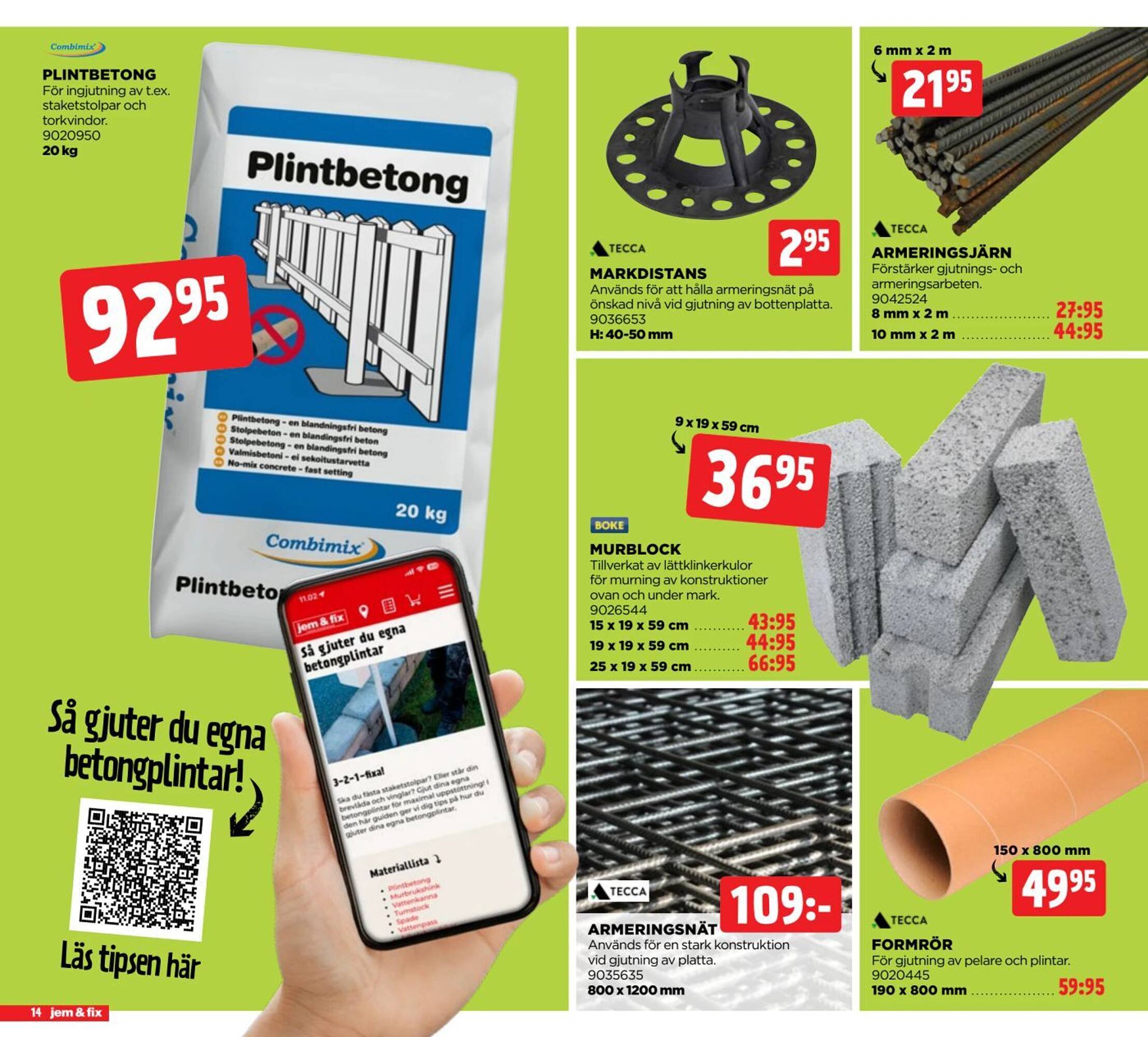 Jem&amp;Fix reklamblad