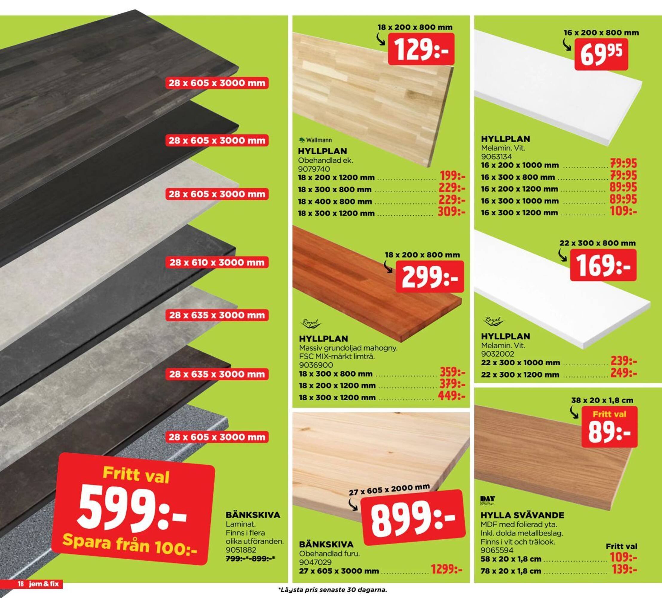 Jem&amp;Fix reklamblad