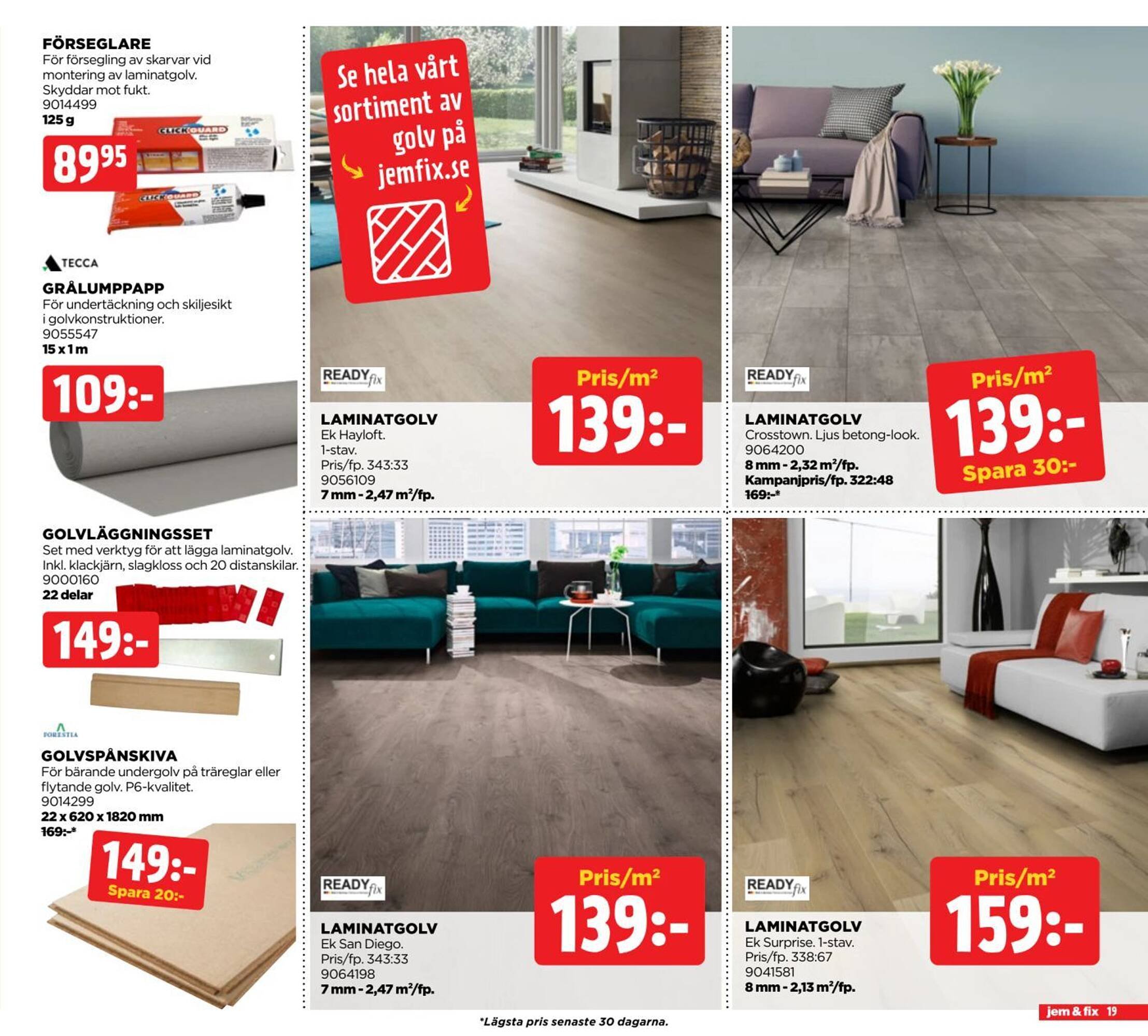 Jem&amp;Fix reklamblad