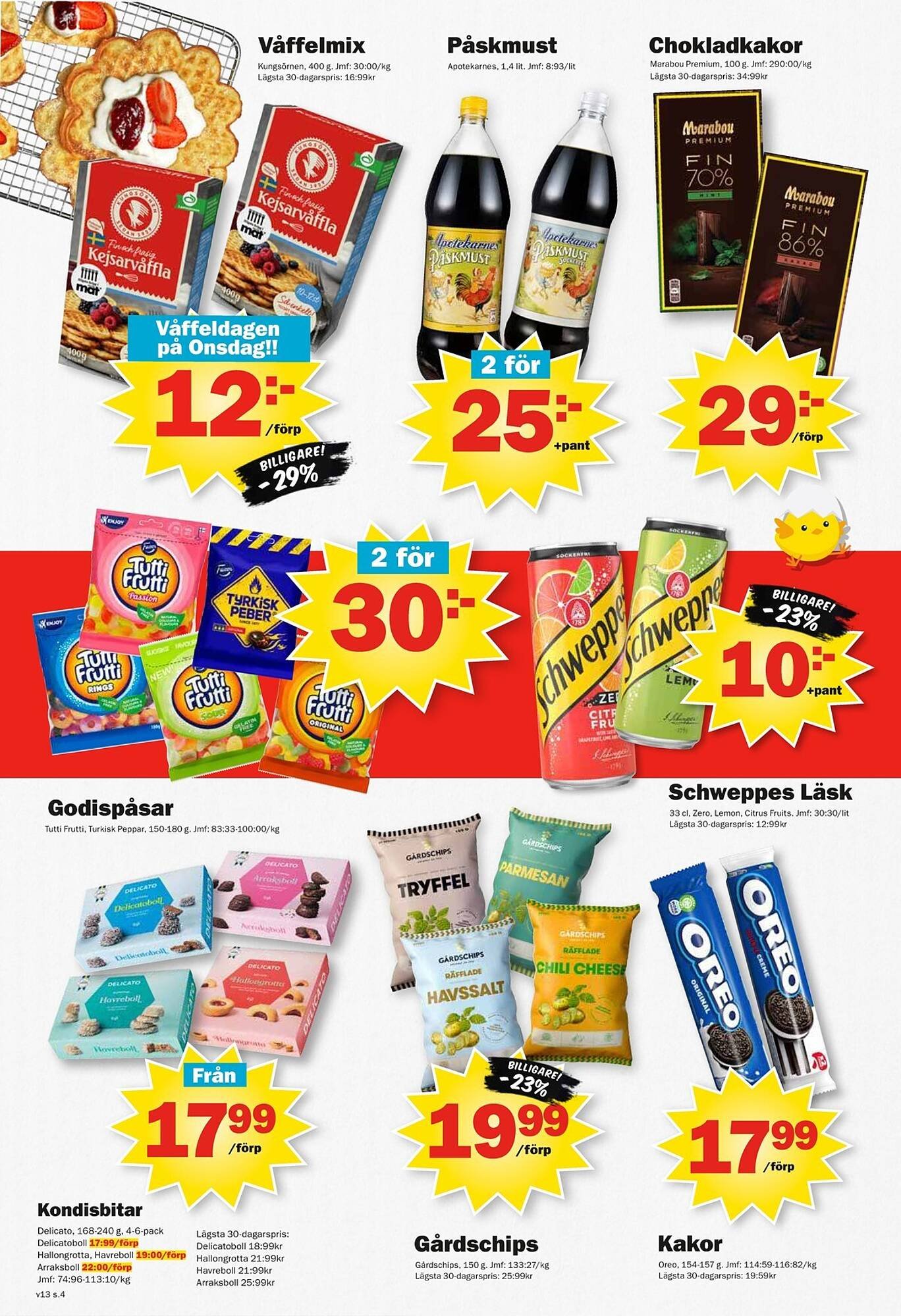Pekås reklamblad