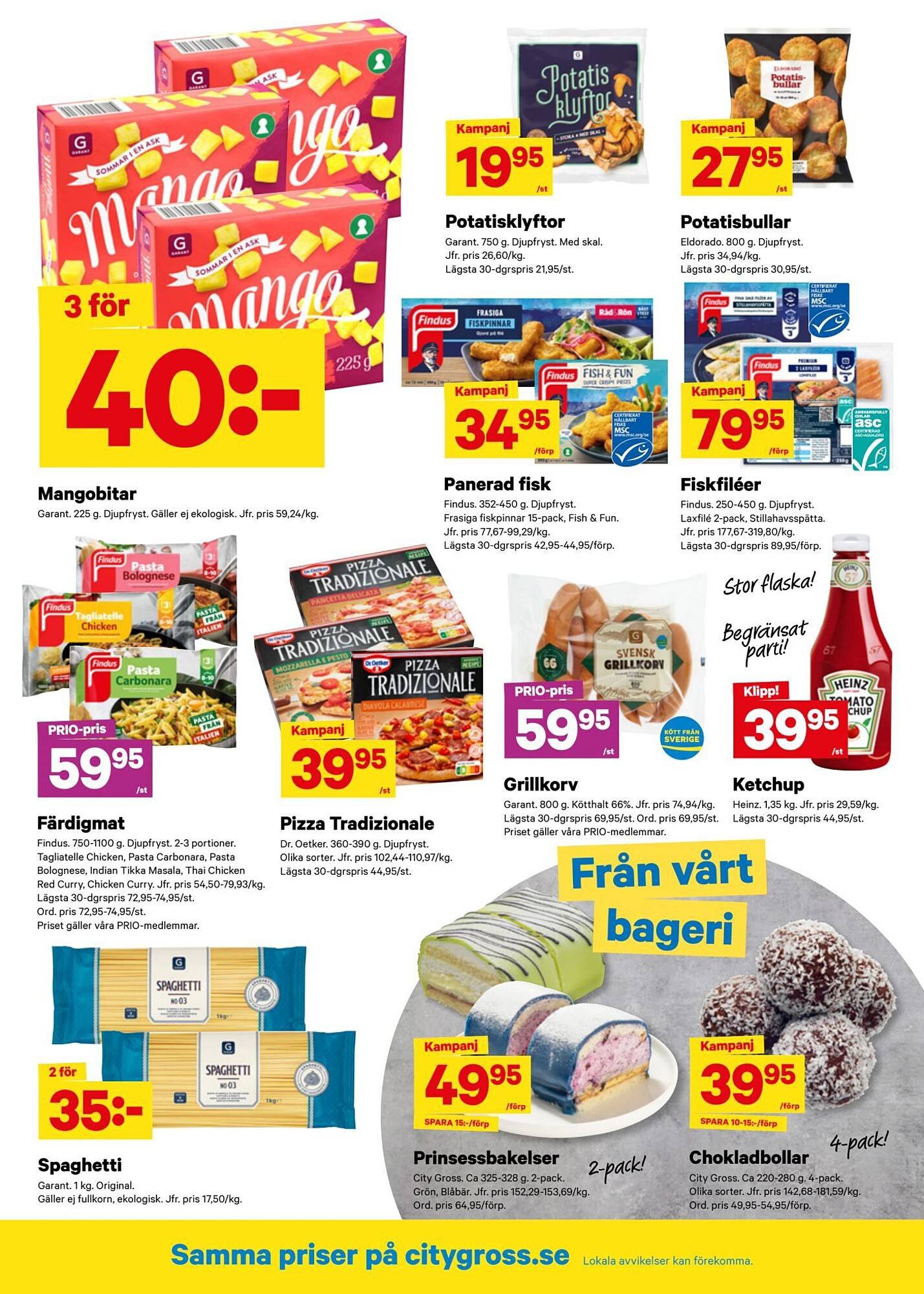 City Gross reklamblad