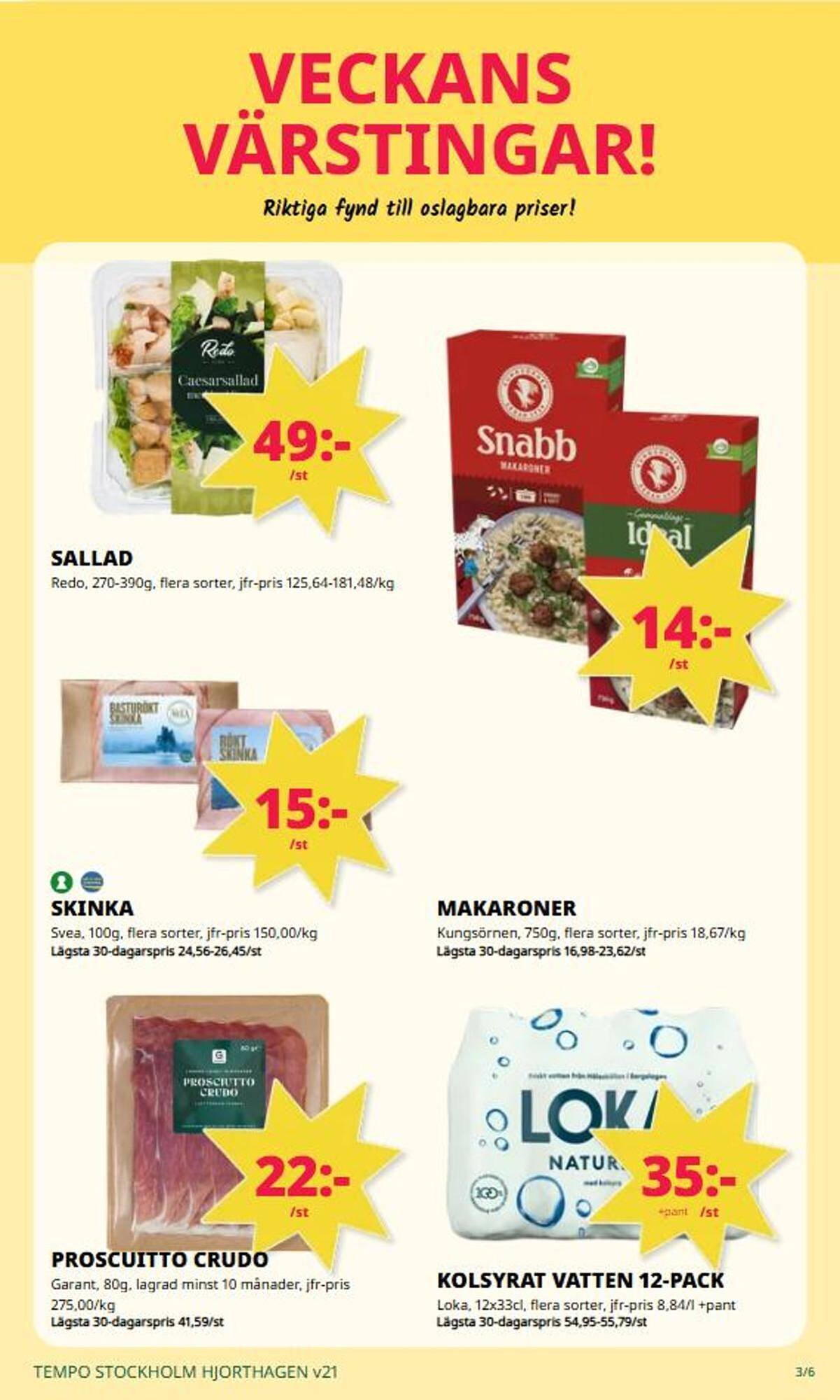 Tempo reklamblad