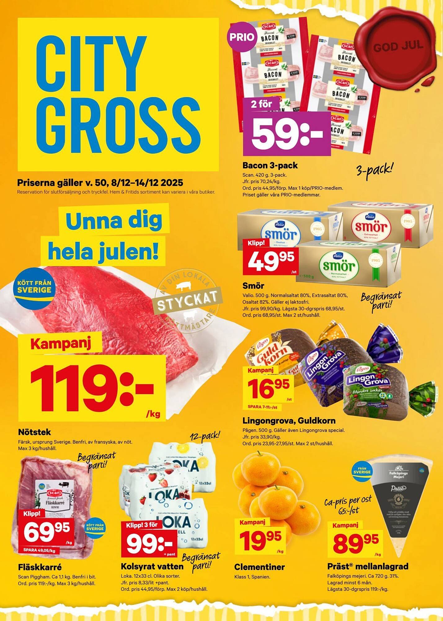 City Gross reklamblad (2025-12-08 - 2025-12-15)
