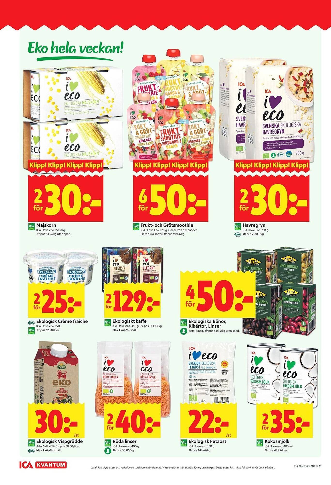 ICA Kvantum reklamblad