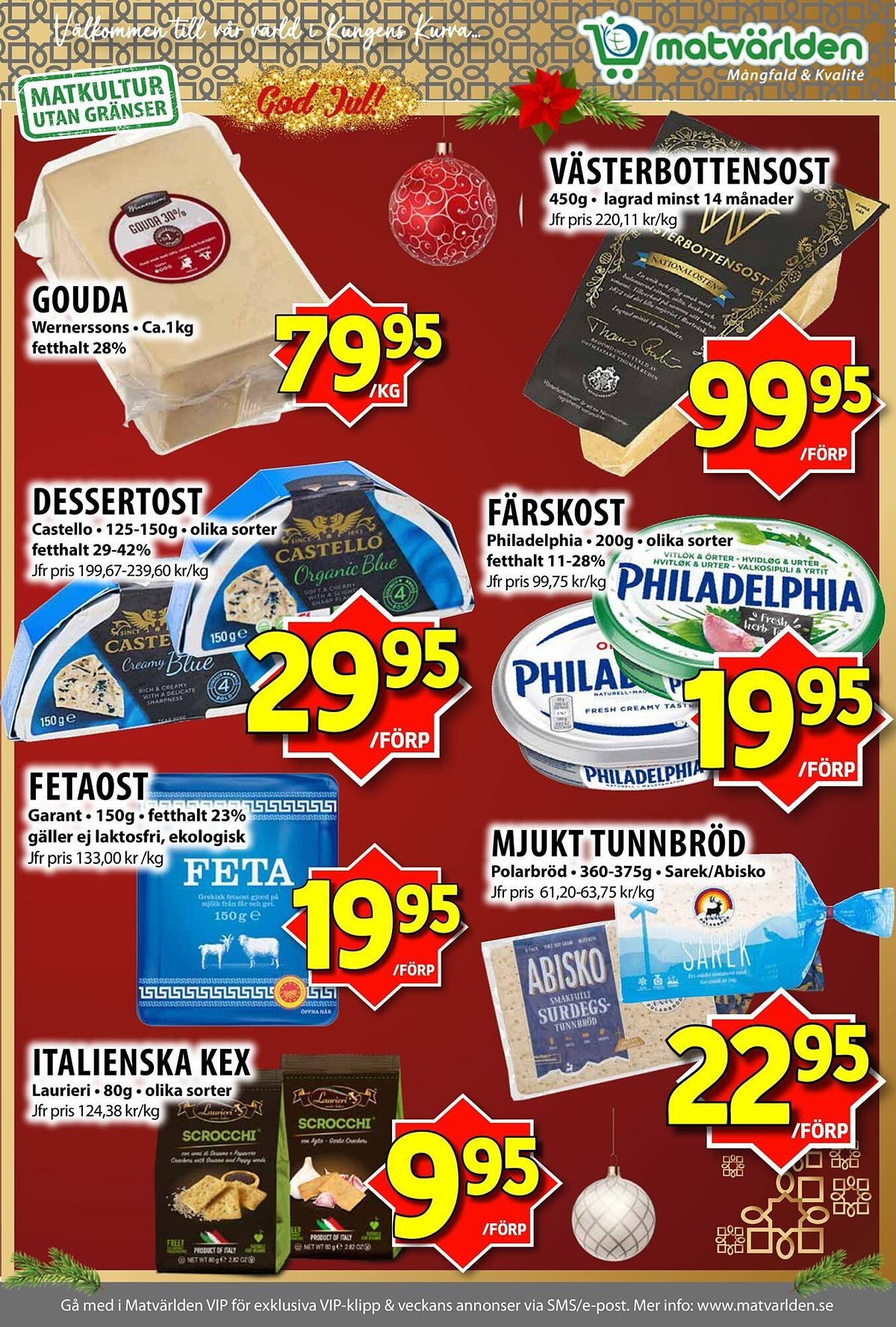 Matvärlden Tensta reklamblad