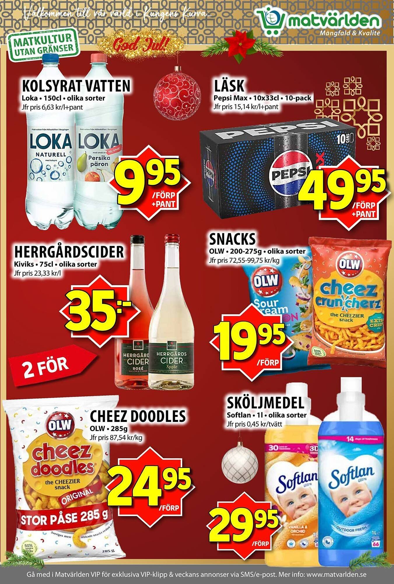 Matvärlden Tensta reklamblad