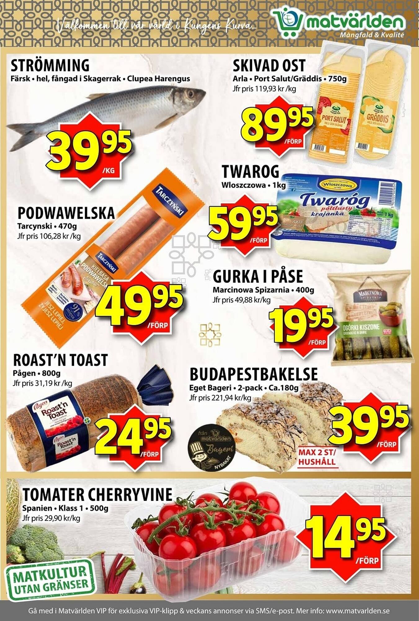 Matvärlden Tensta reklamblad