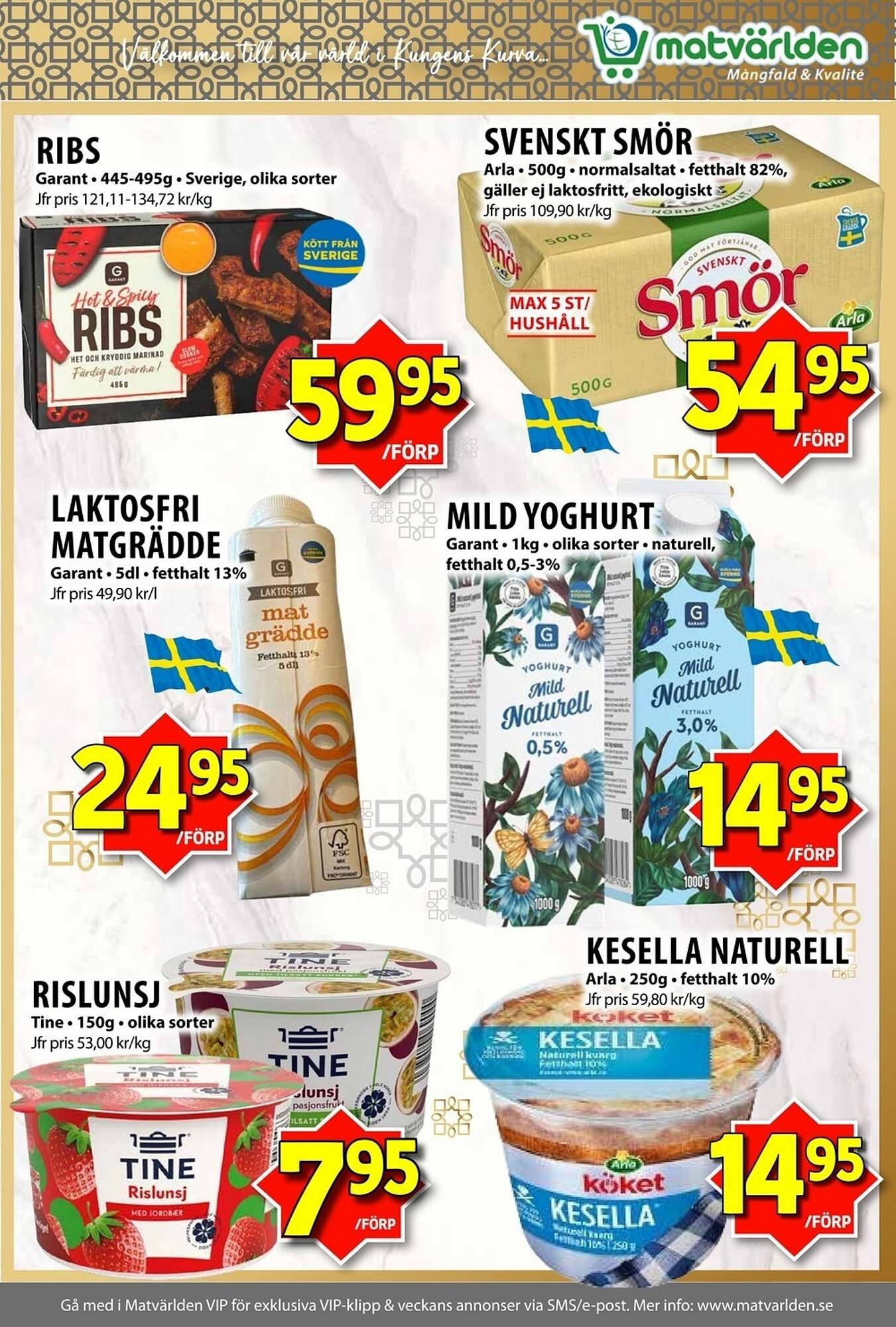 Matvärlden Tensta reklamblad
