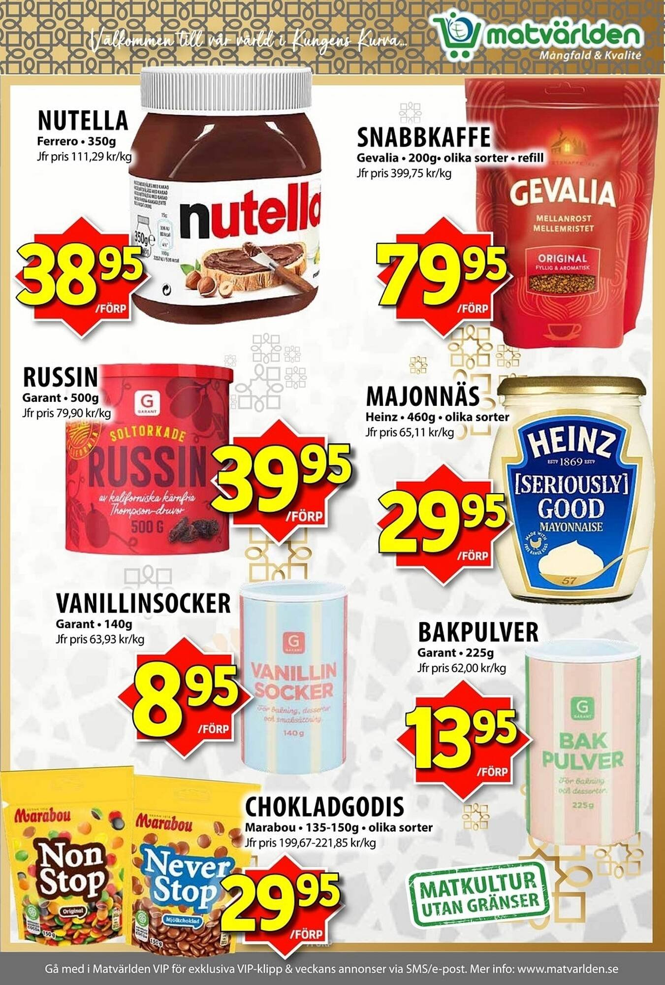 Matvärlden Tensta reklamblad