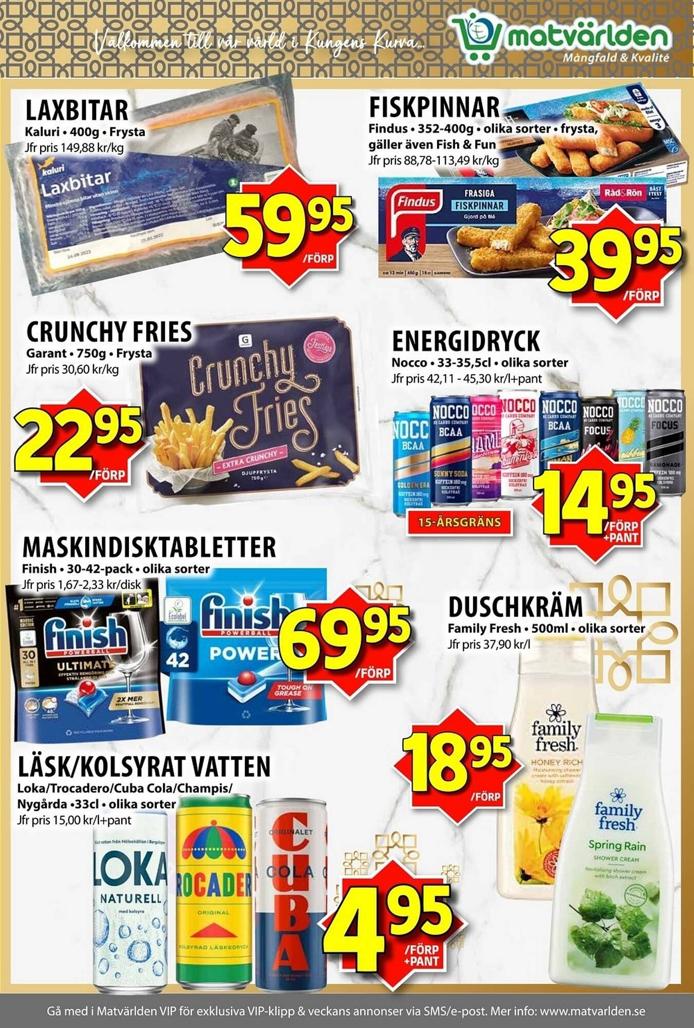 Matvärlden Tensta reklamblad