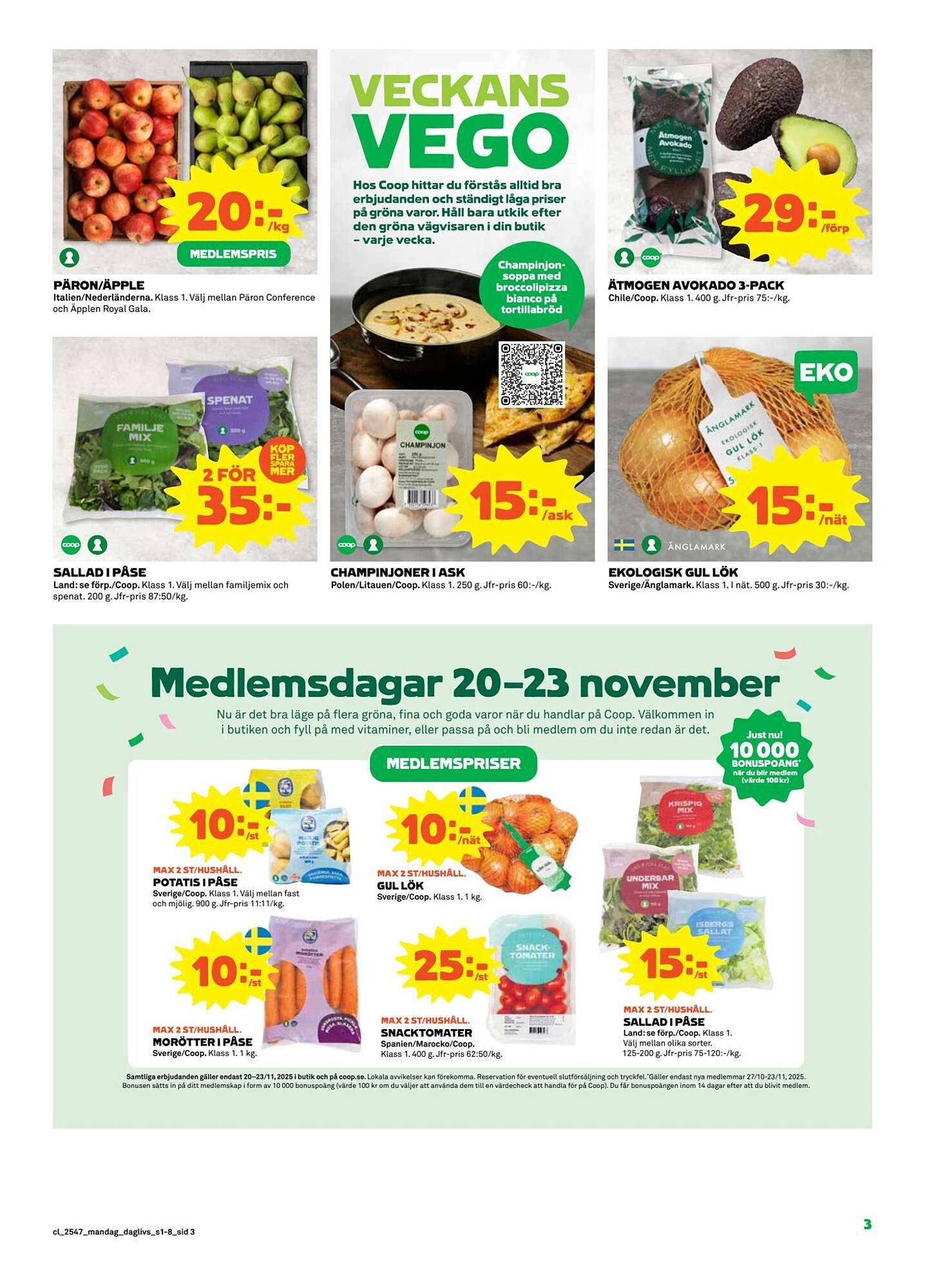 Coop Daglivs reklamblad