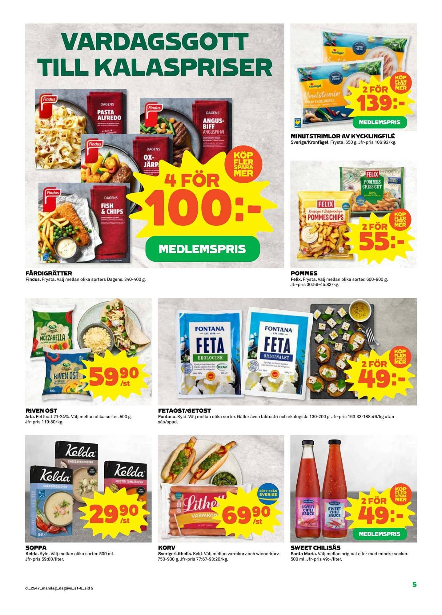 Coop Daglivs reklamblad