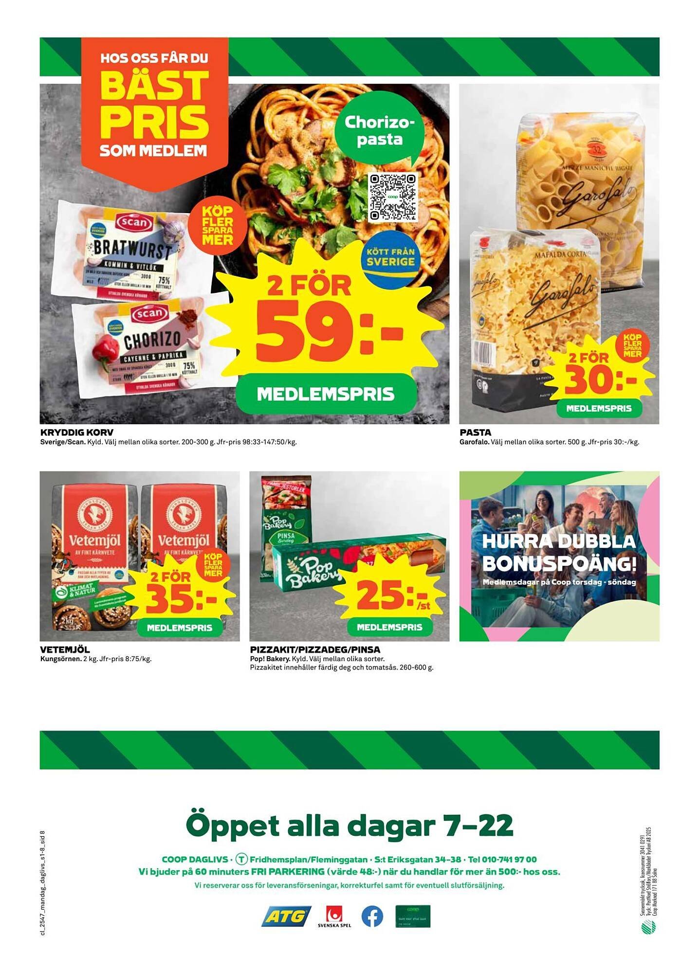 Coop Daglivs reklamblad