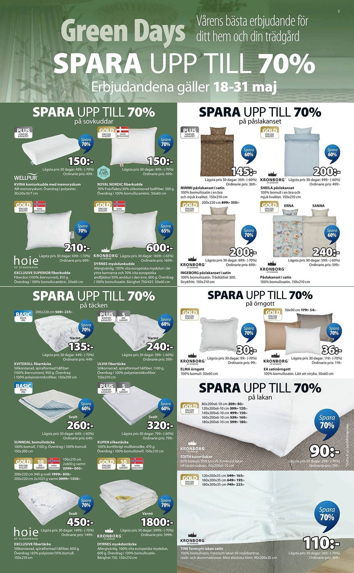 JYSK reklamblad