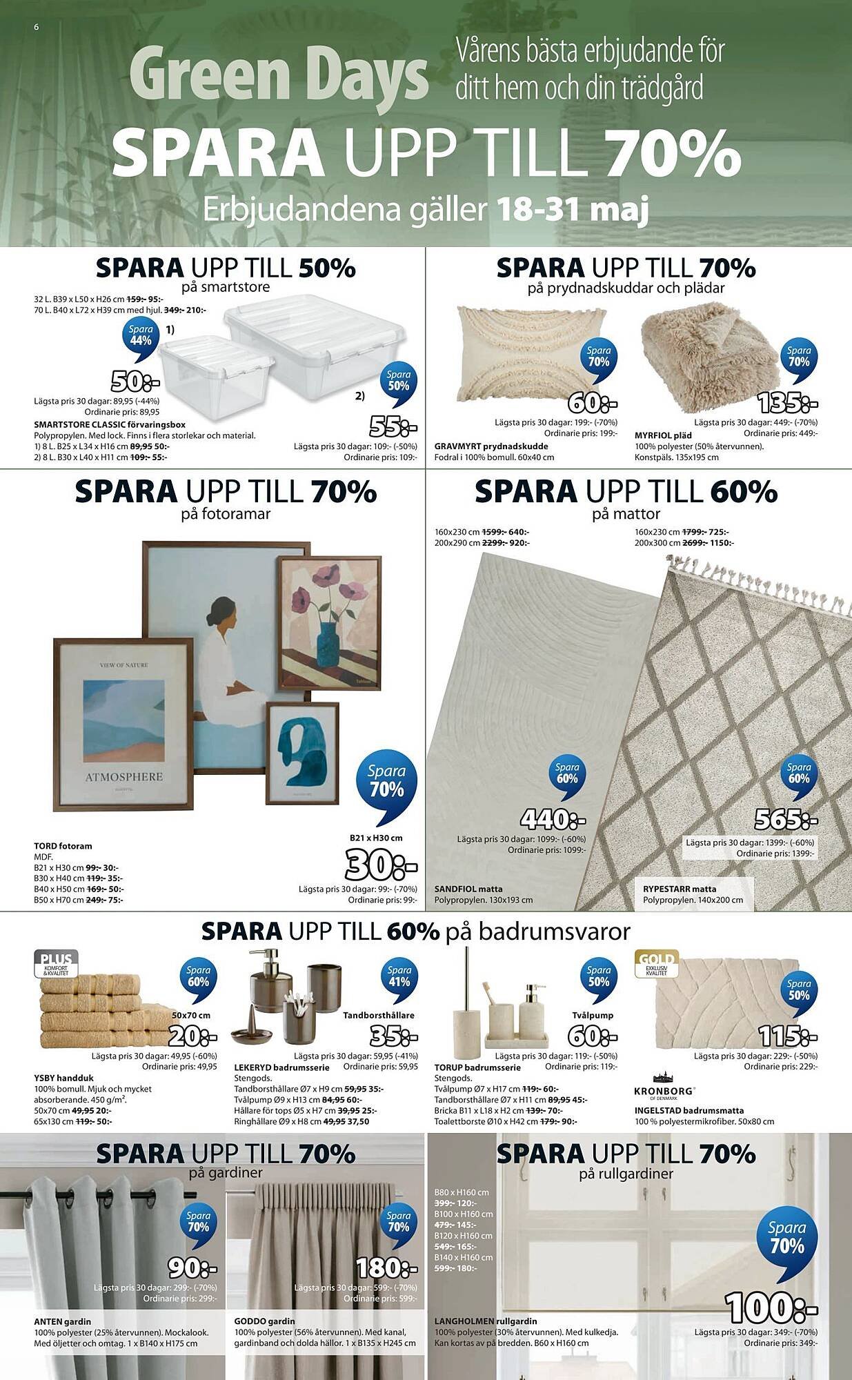 JYSK reklamblad