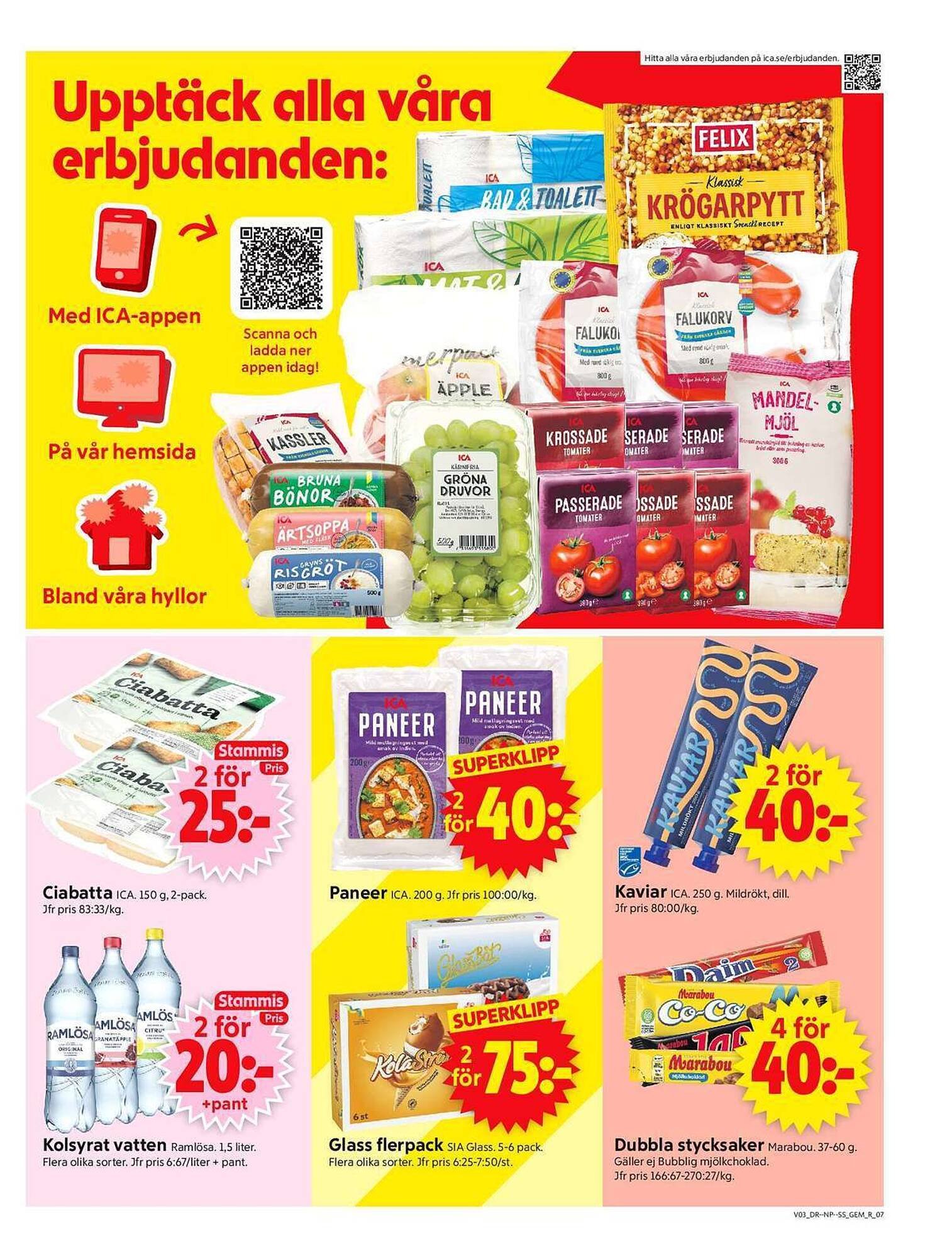 ICA Supermarket reklamblad