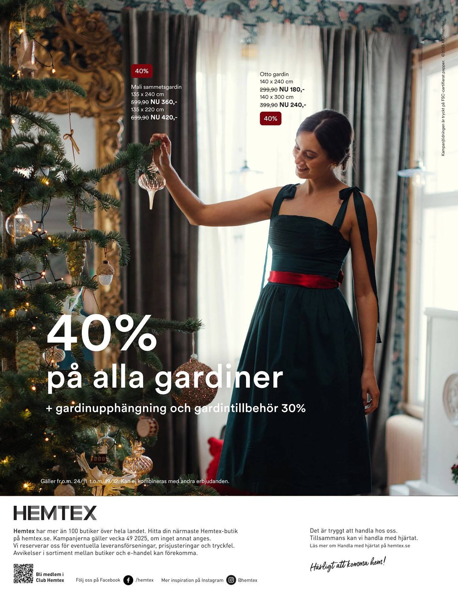 Hemtex reklamblad (2025-12-01 - 2025-12-15)