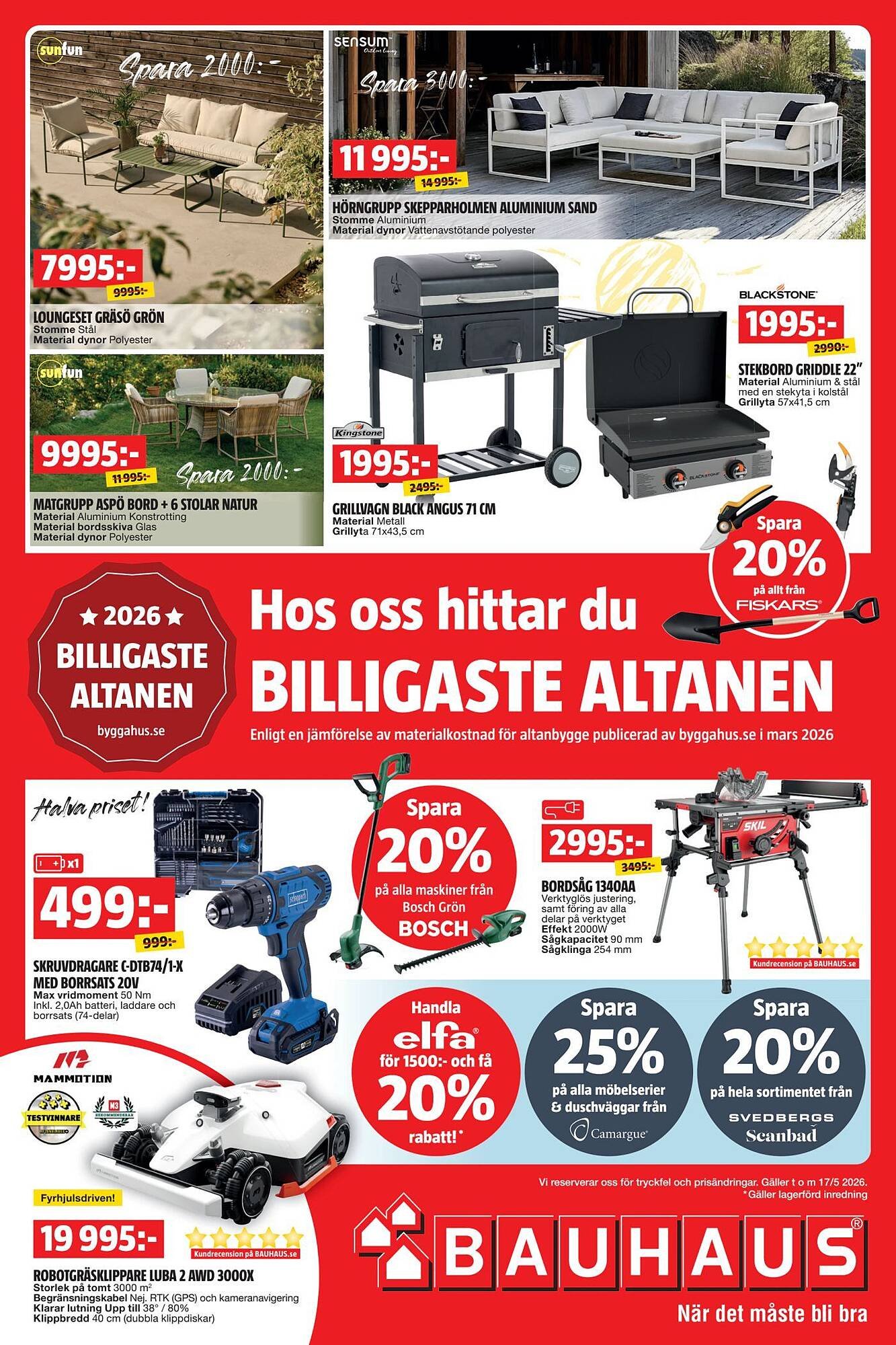 Bauhaus reklamblad