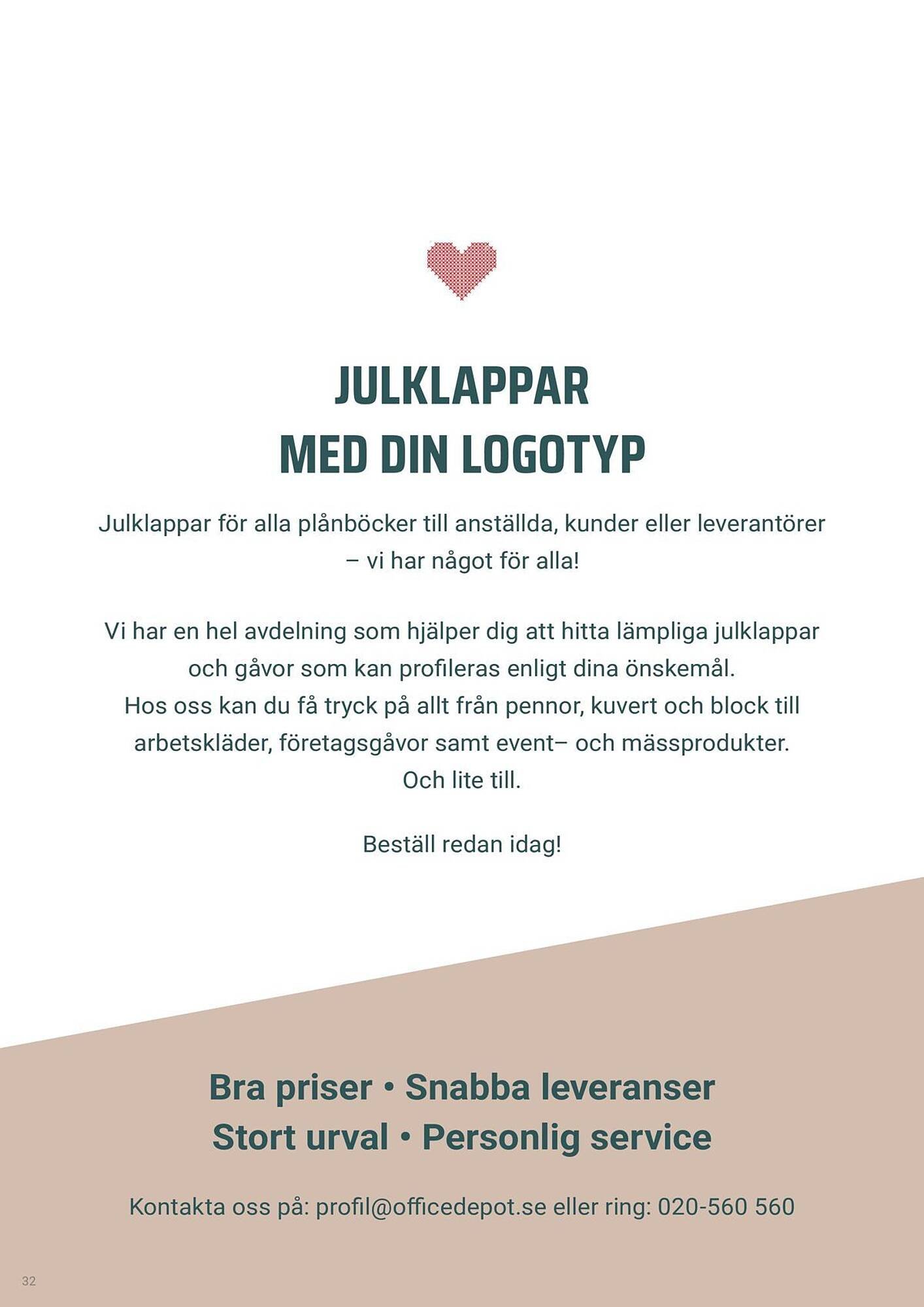 Office Depot reklamblad (2025-10-07 - 2025-12-25)