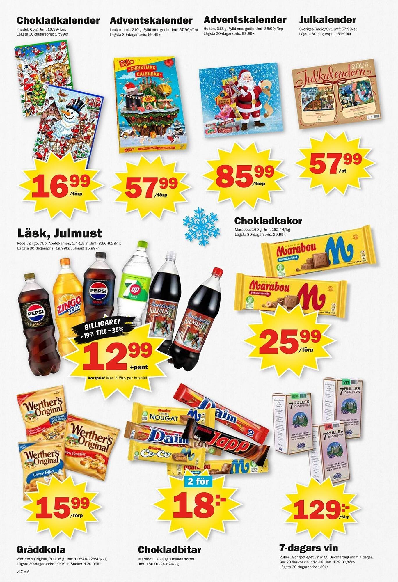 Pekås reklamblad