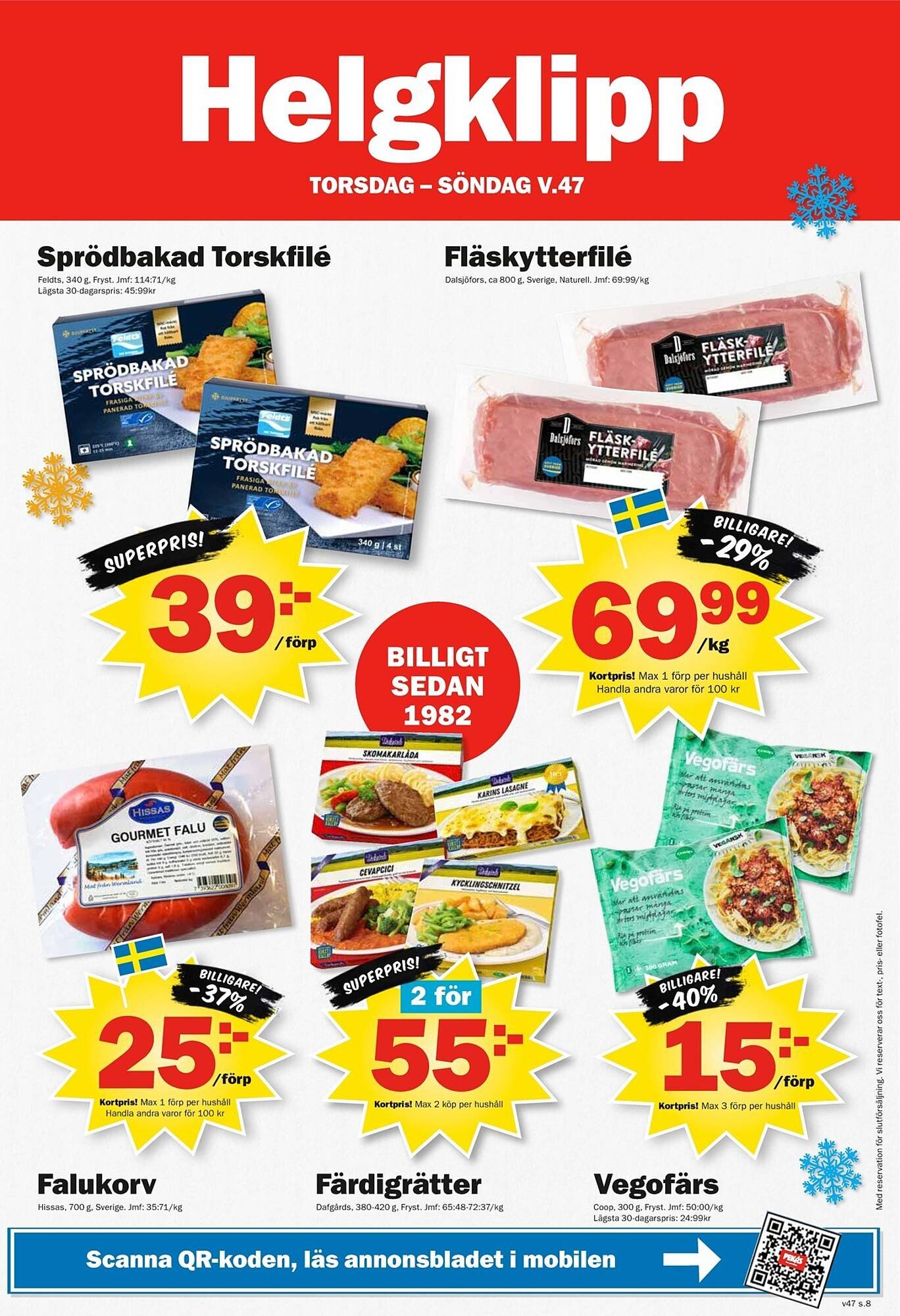 Pekås reklamblad