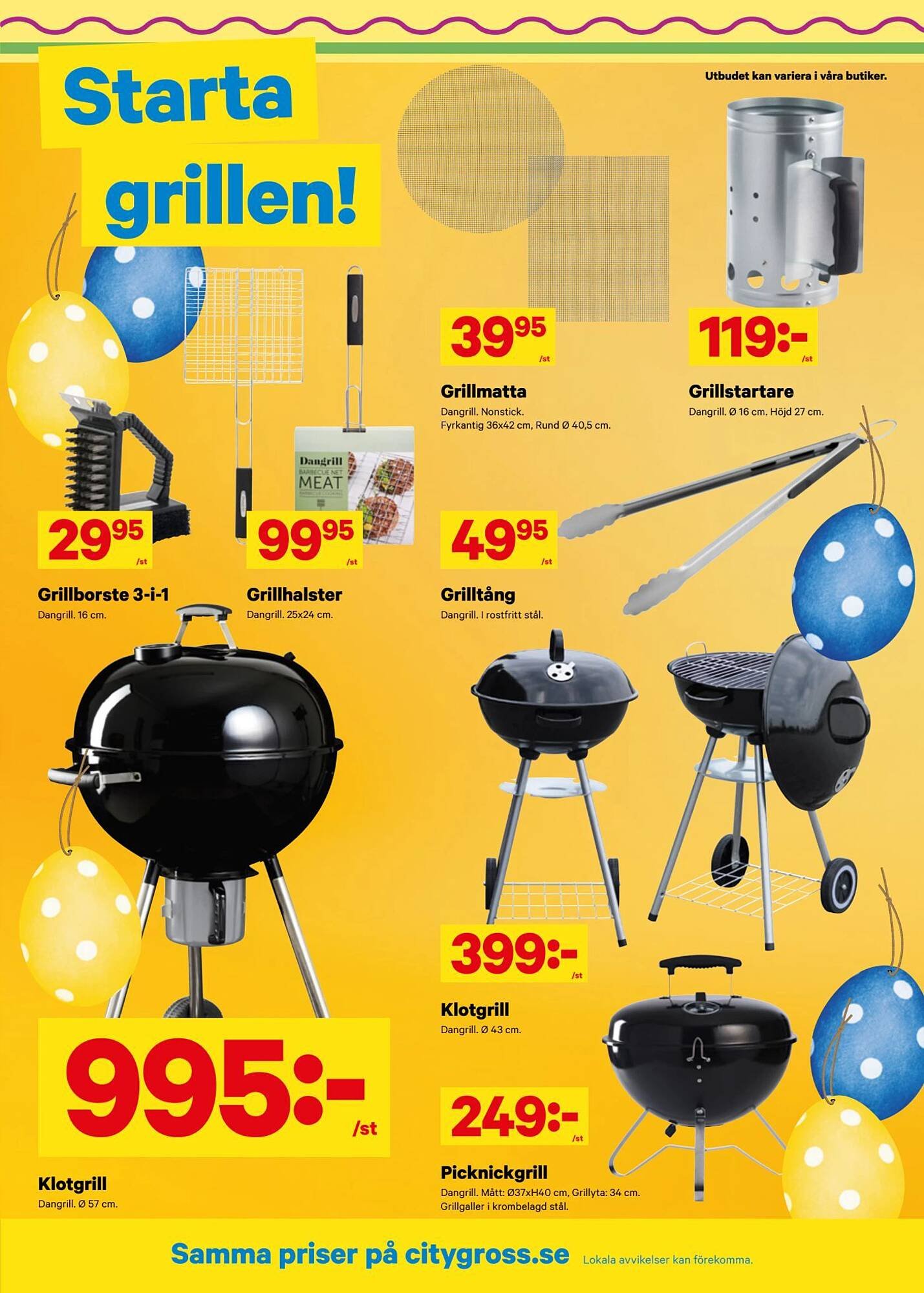 City Gross reklamblad