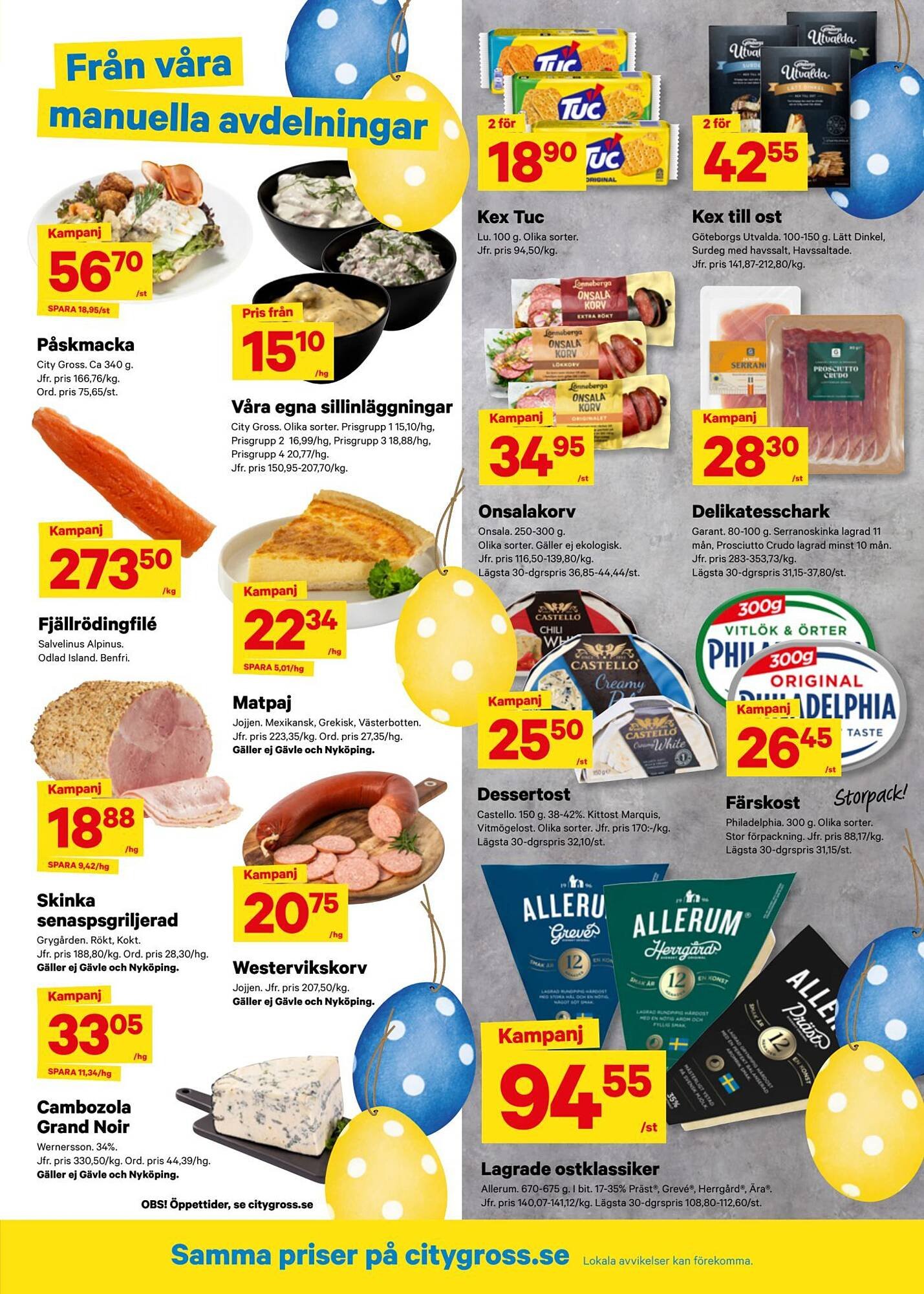 City Gross reklamblad