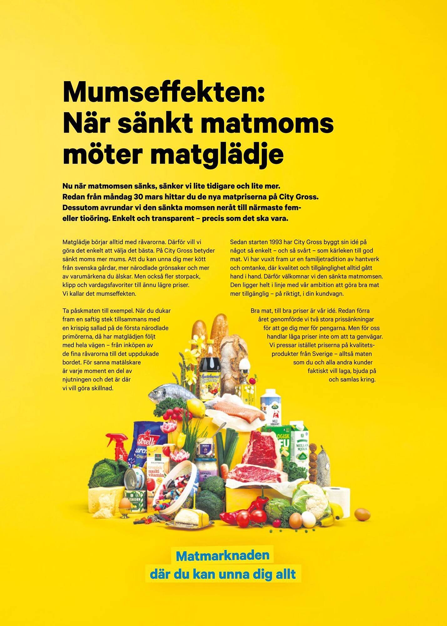 City Gross reklamblad