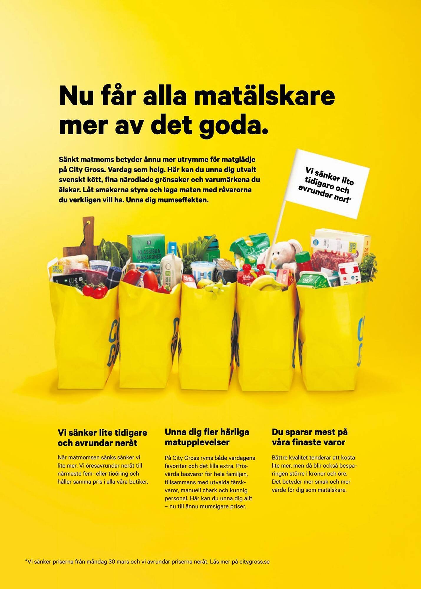 City Gross reklamblad